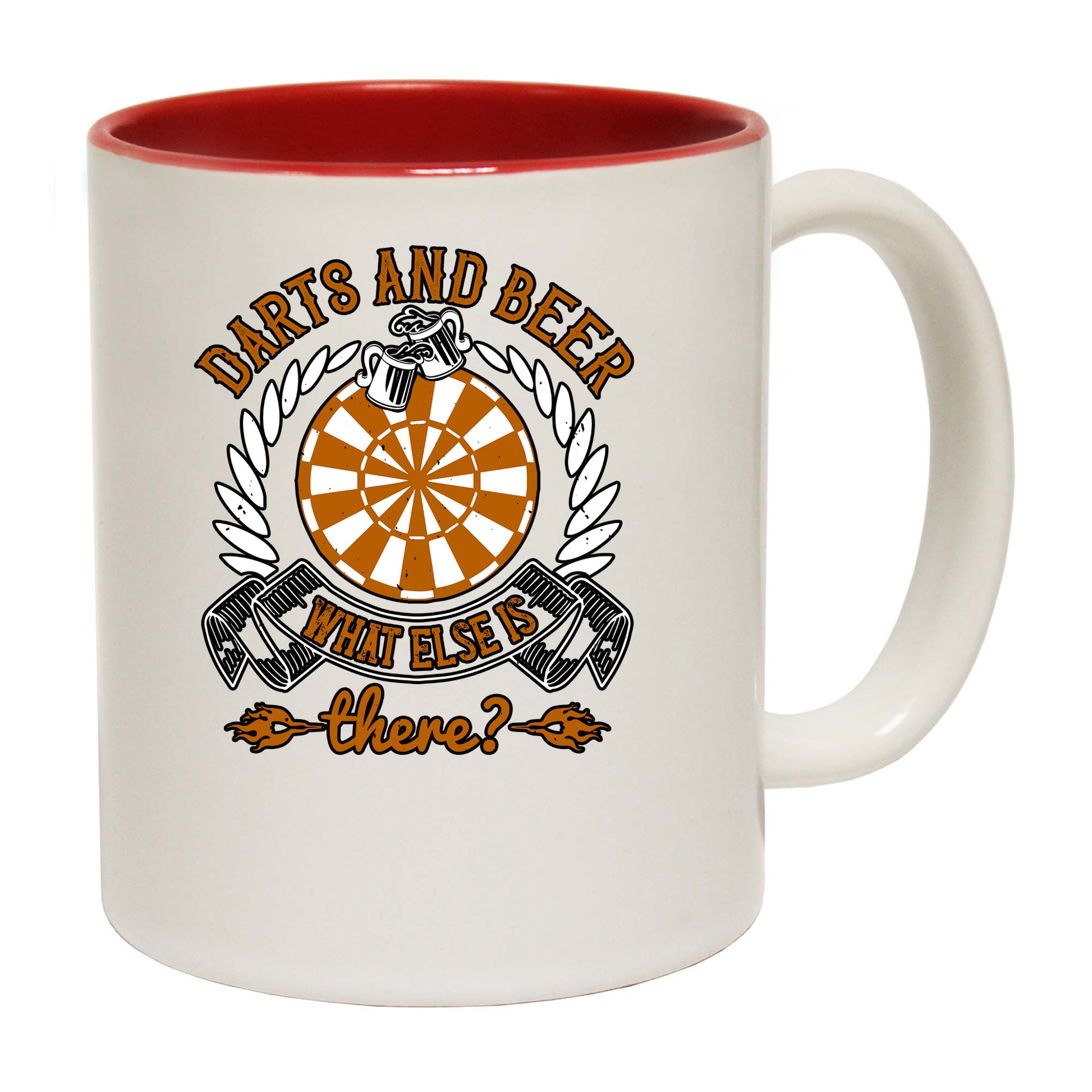 Darts And Beer What Else Is There - Funny Coffee Mug