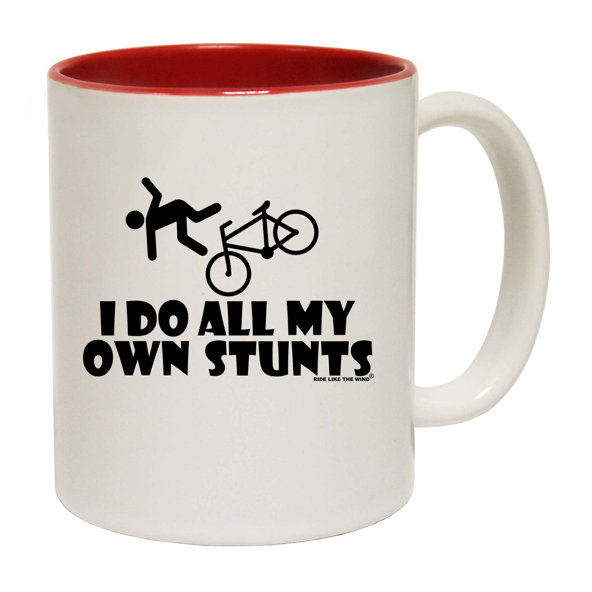 Rltw I Do All My Own Stunts Cycle - Funny Coffee Mug