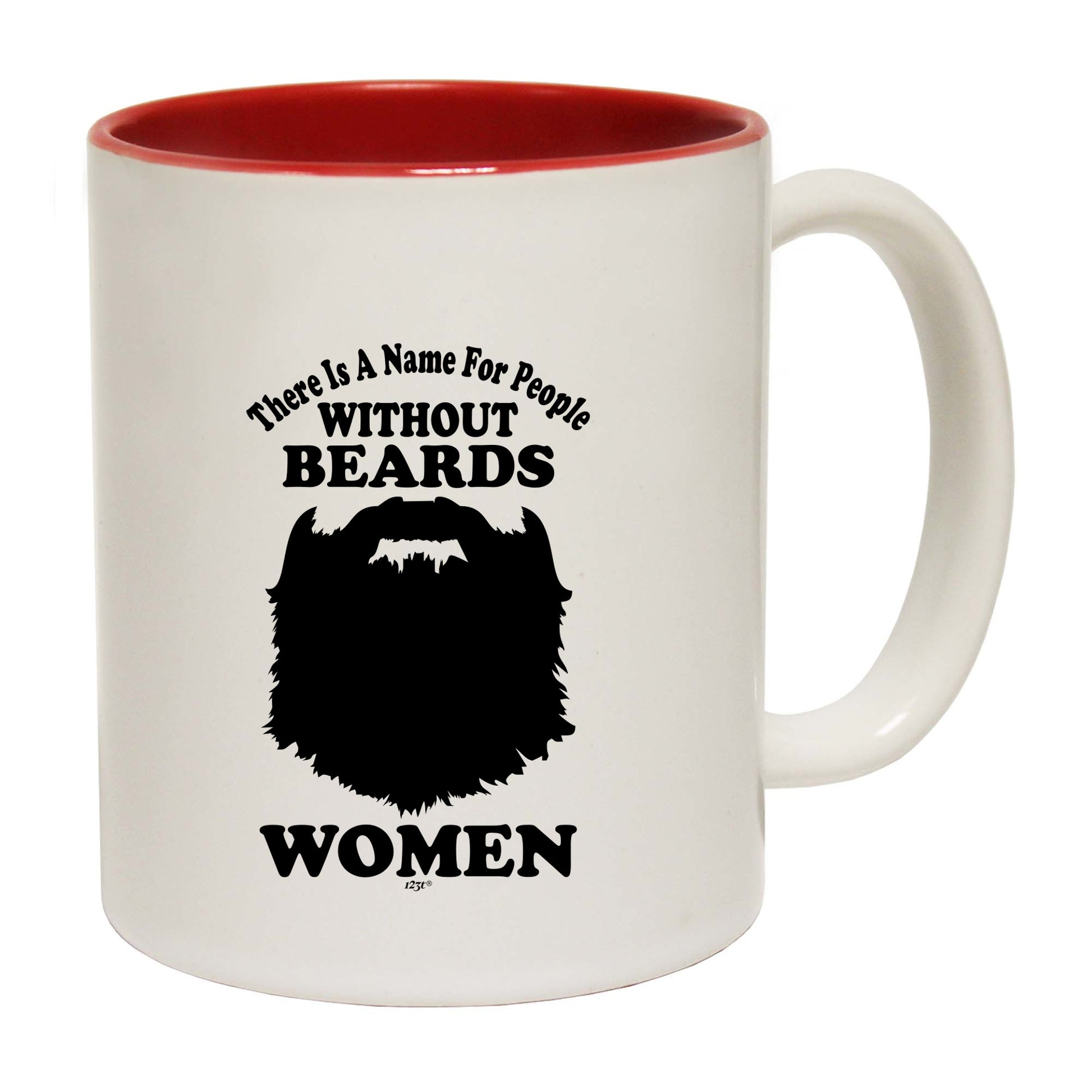 There Is A Name For People Without Beards White - Funny Coffee Mug