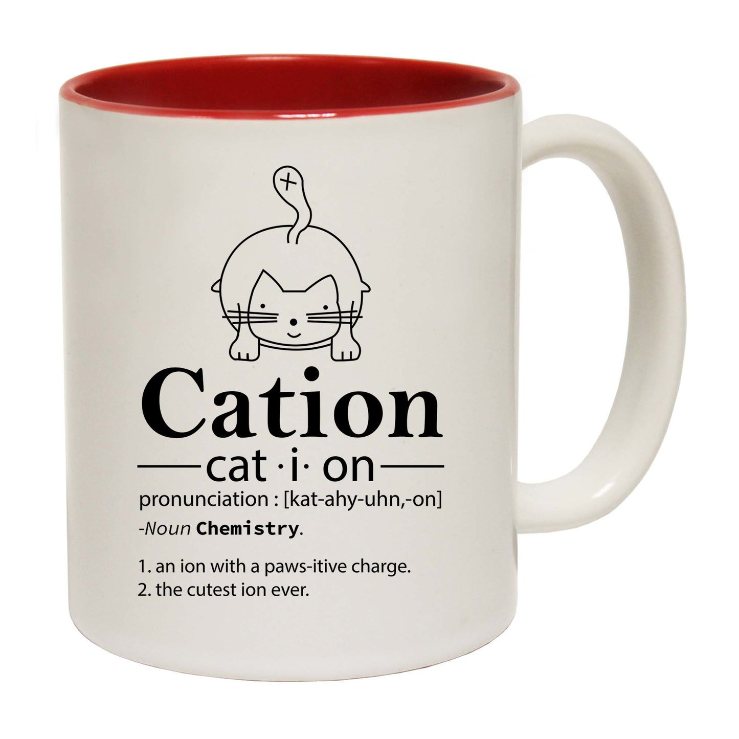 Cation Cat Noun Pronunciation - Funny Coffee Mug