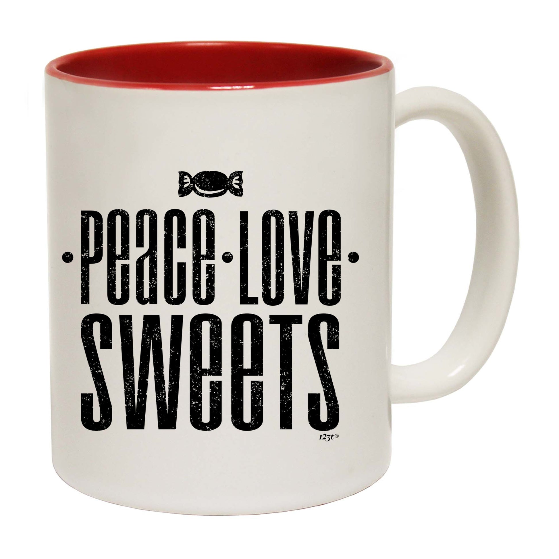 Peace Love Sweets - Funny Coffee Mug