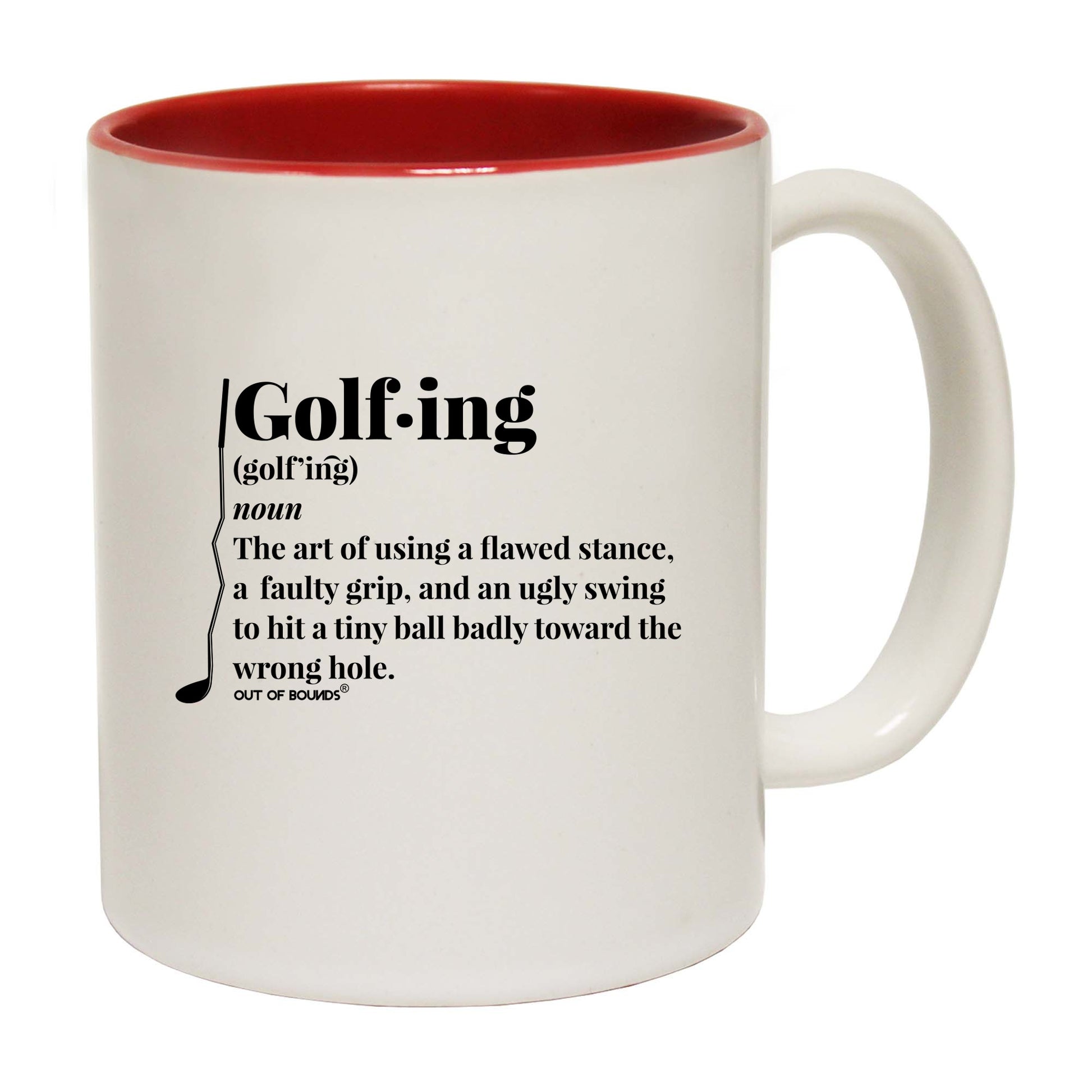 Golfing Noun Golf Oob - Funny Coffee Mug