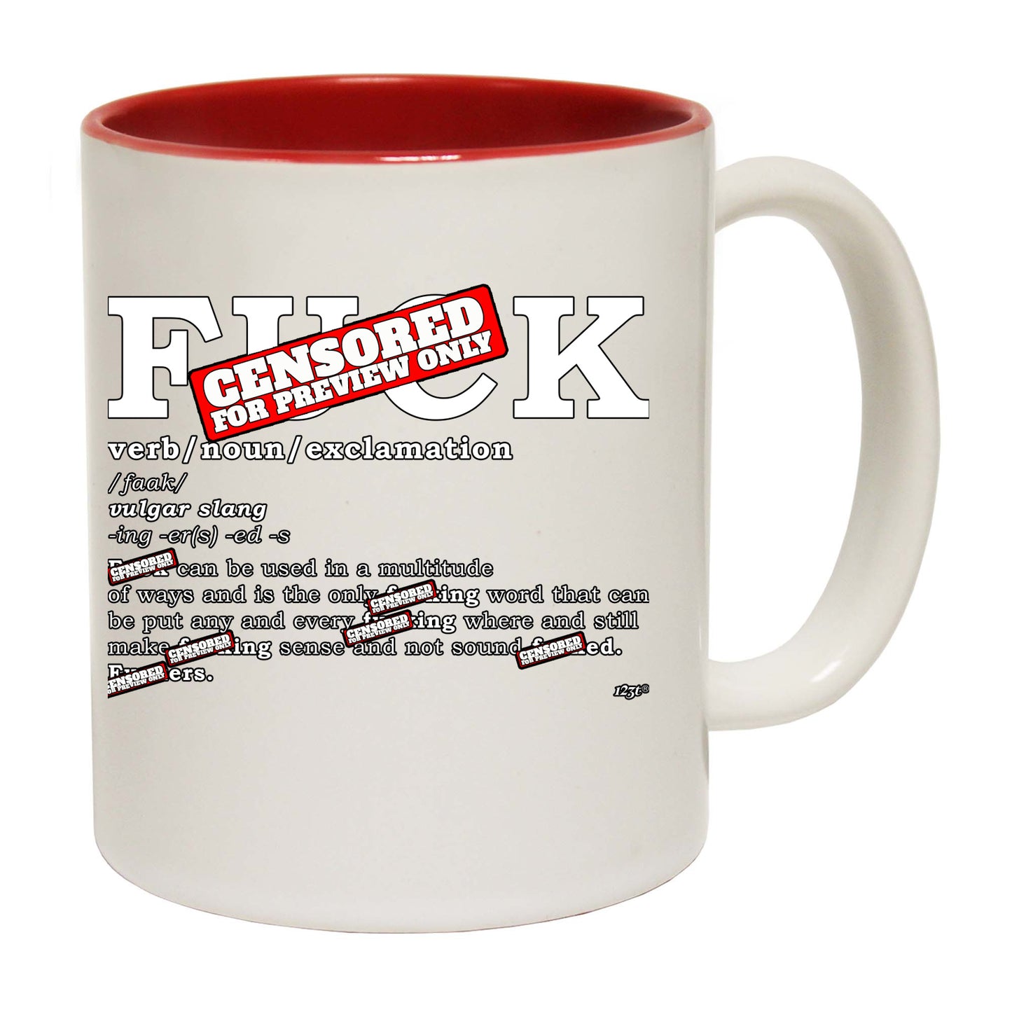 F  K Noun - Funny Coffee Mug