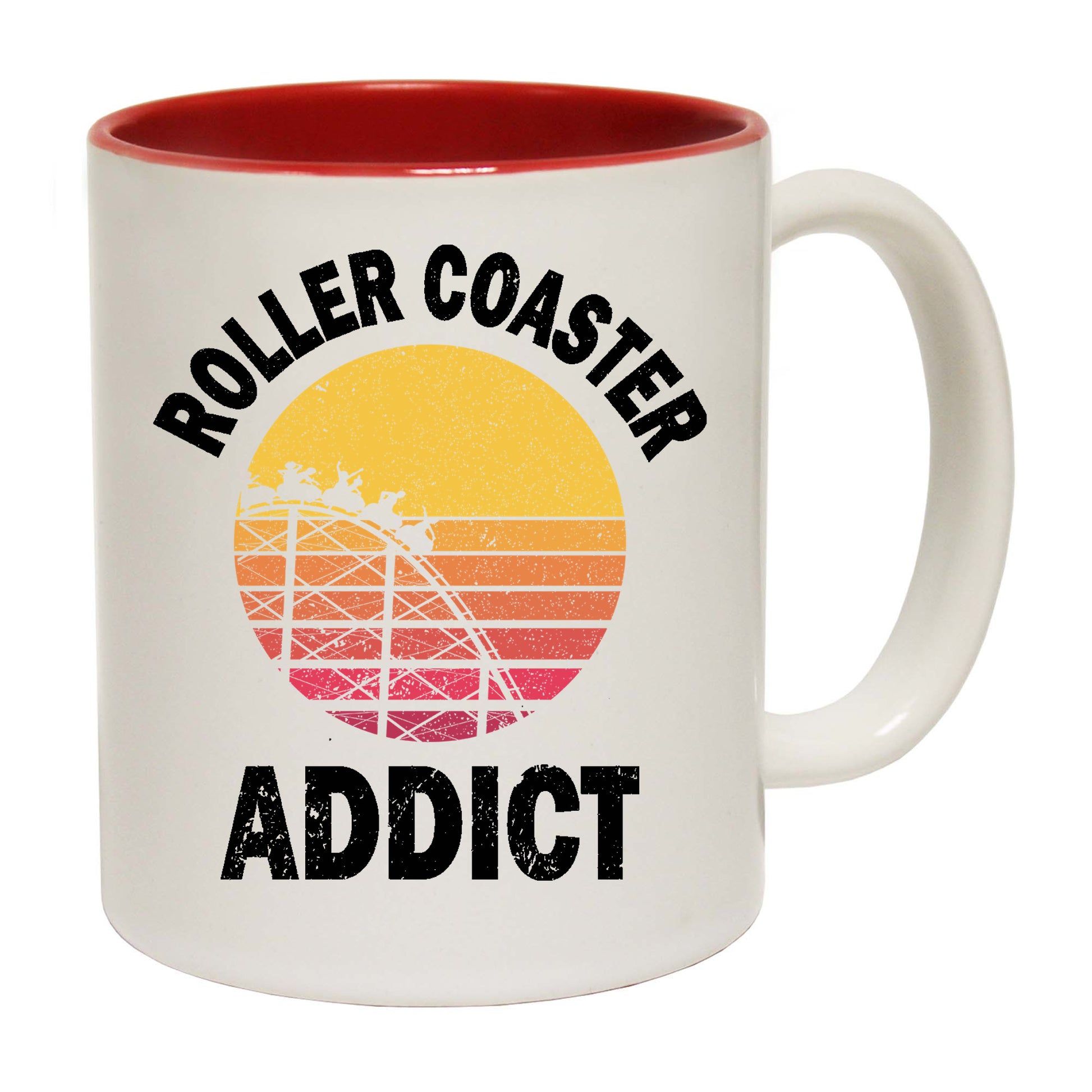 Roller Coaster Addict Theme Park Adrenaline - Funny Coffee Mug