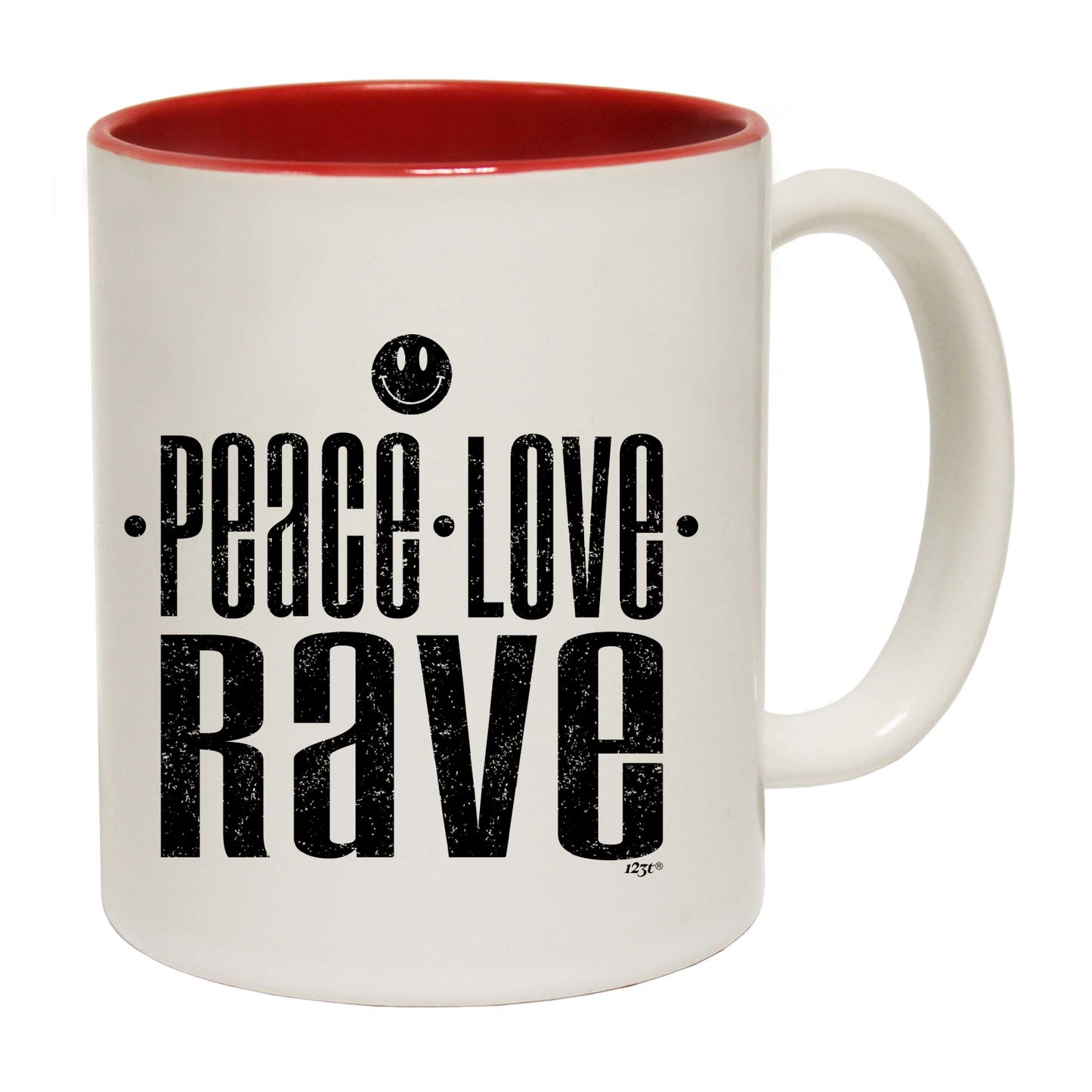 Peace Love Rave - Funny Coffee Mug