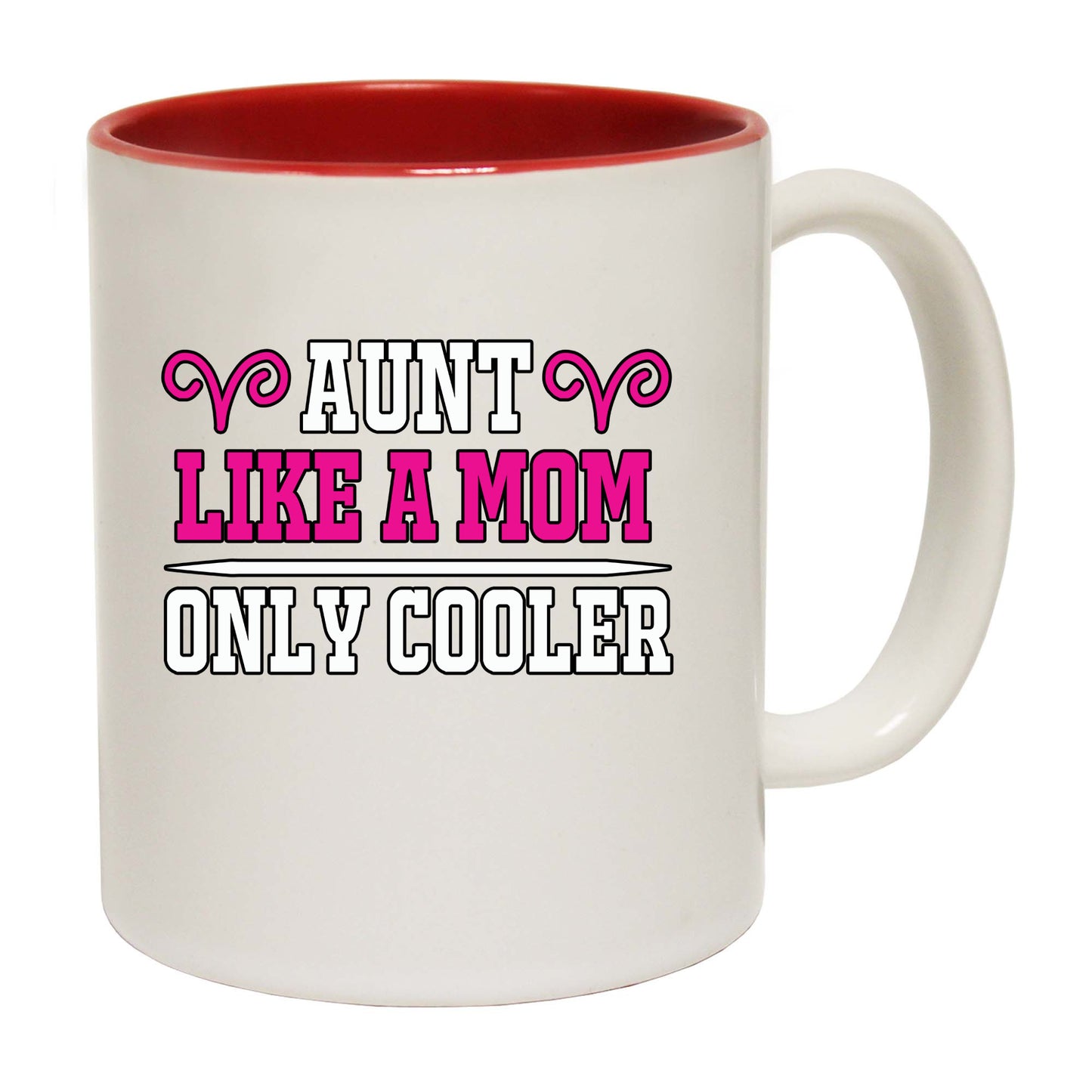 Aunt Like A Mom Only Cooler - Funny Coffee Mug