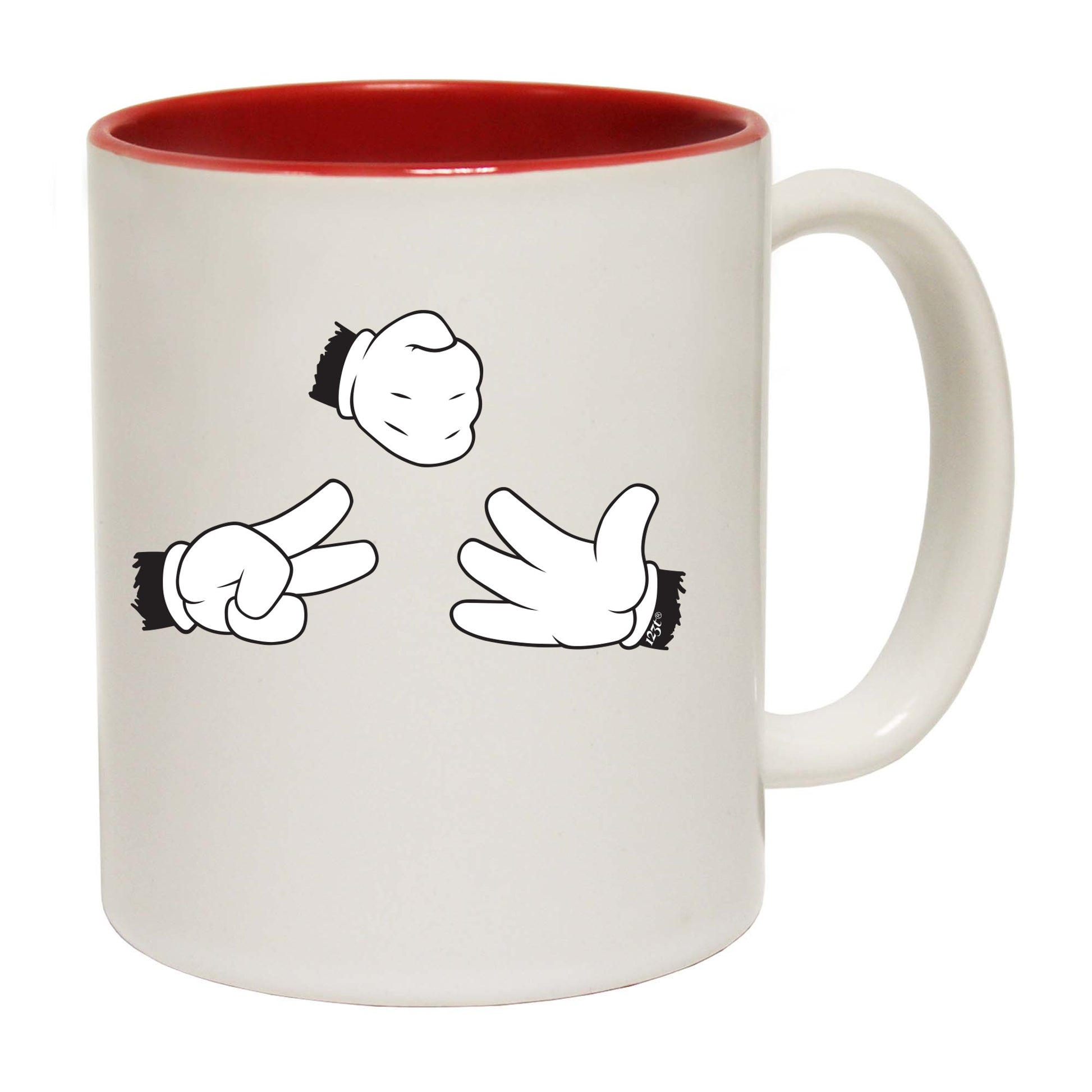 Rock Paper Scissors Gloves - Funny Coffee Mug