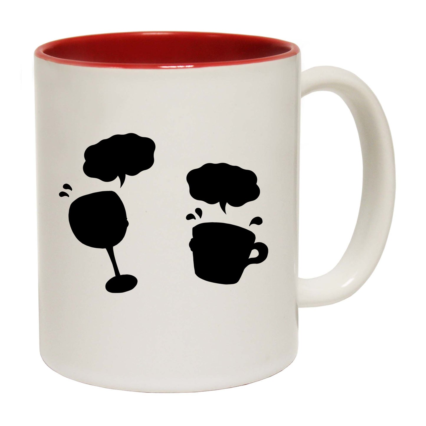 She Loves Me More Wine & Coffee - Funny Coffee Mug