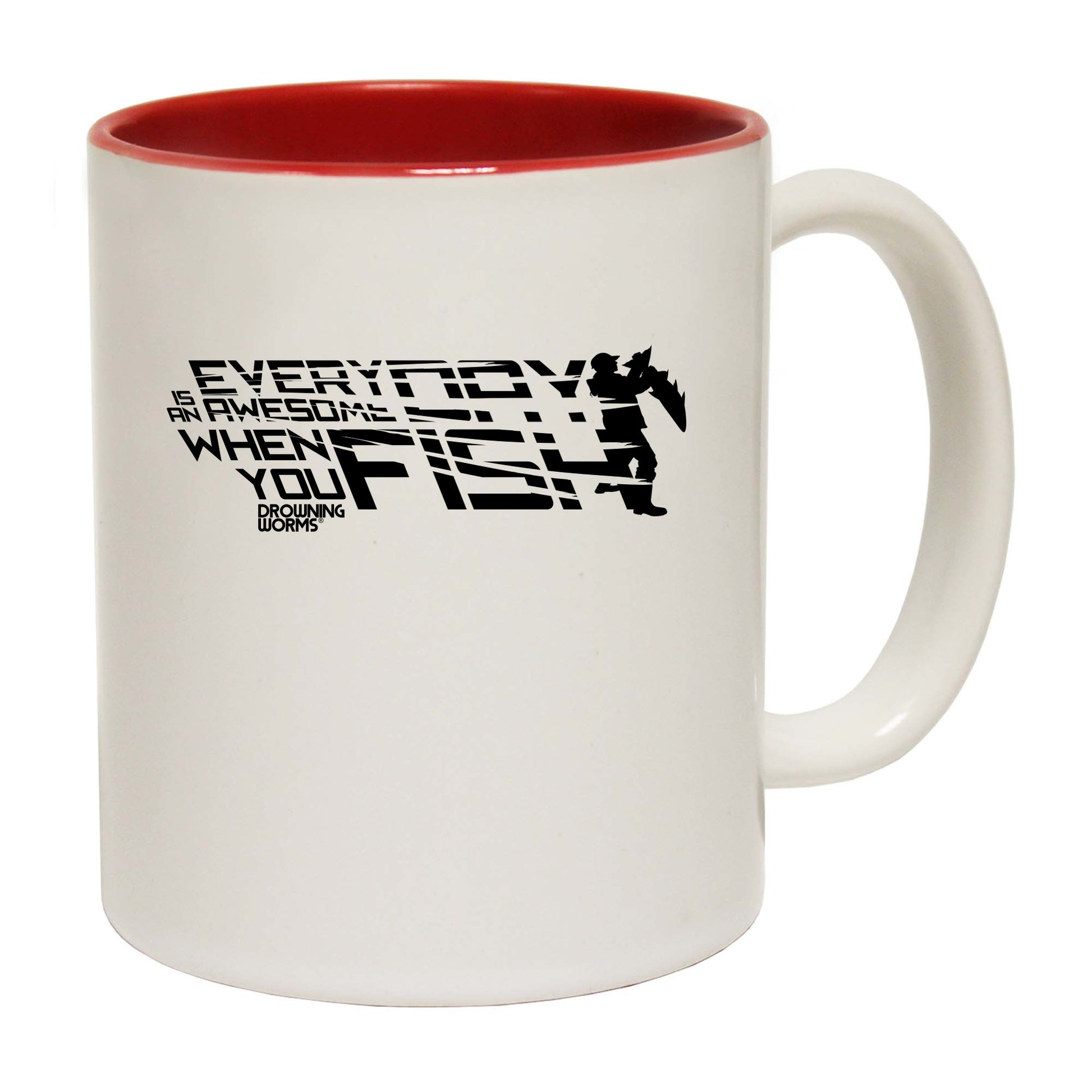 Dw Everyday Is Awesome When You Fish - Funny Coffee Mug