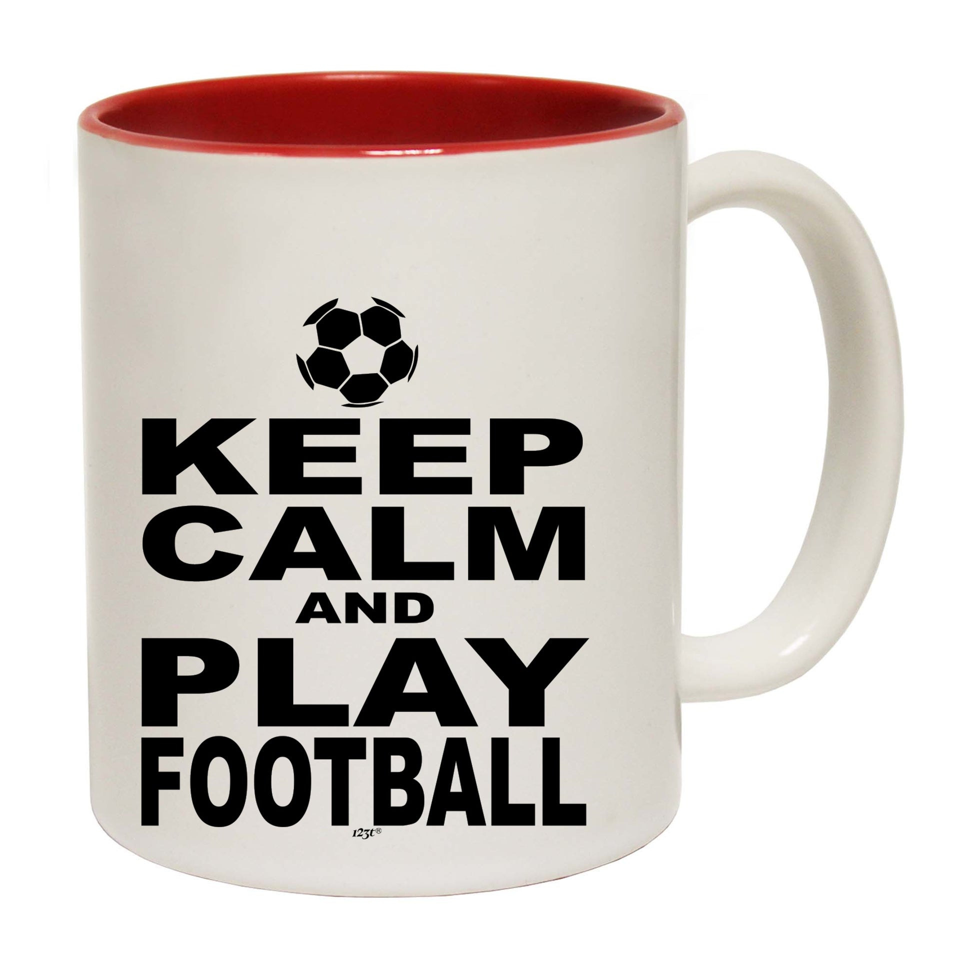 Keep Calm And Play Football - Funny Coffee Mug