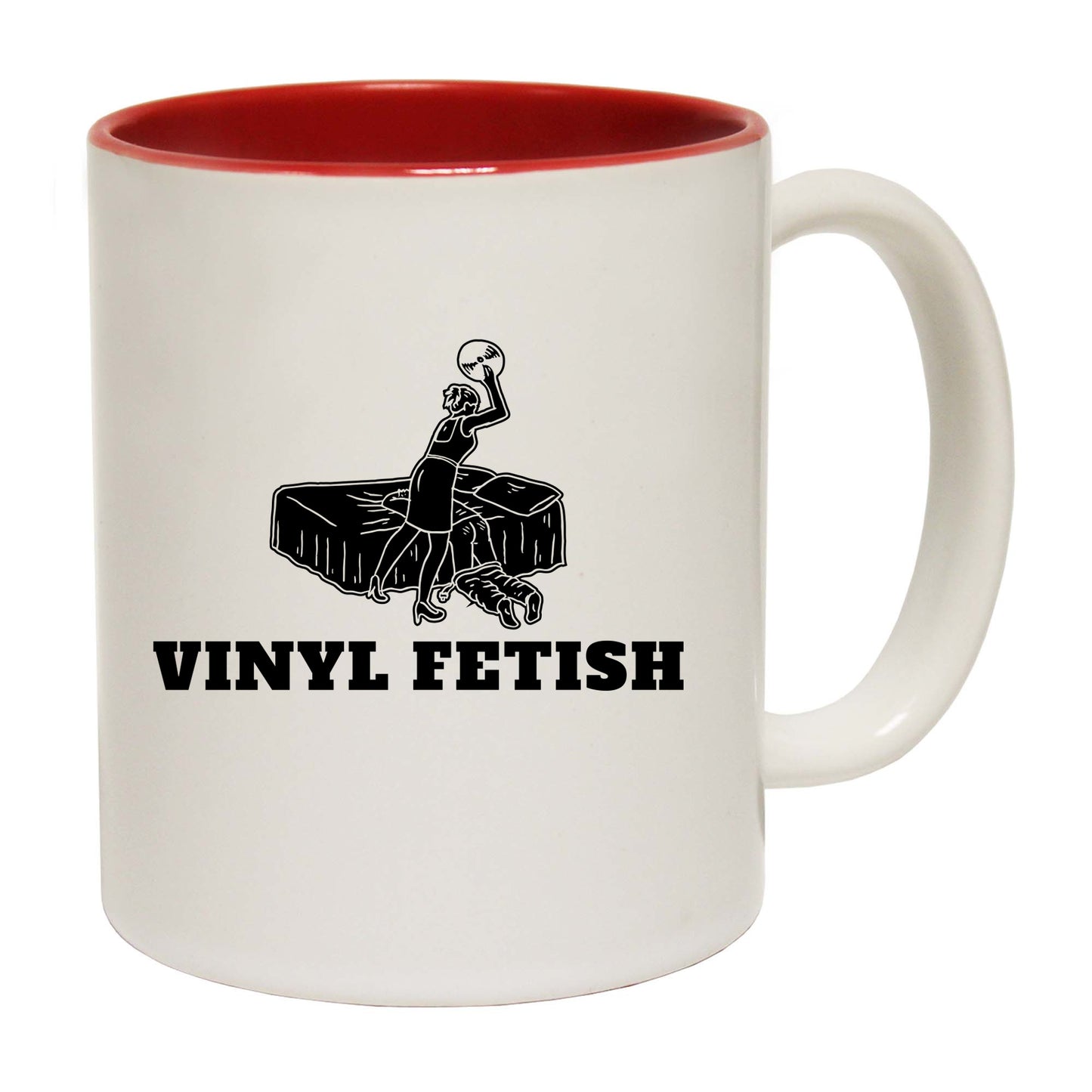 Vinyl Fetish Dj Record Music - Funny Coffee Mug