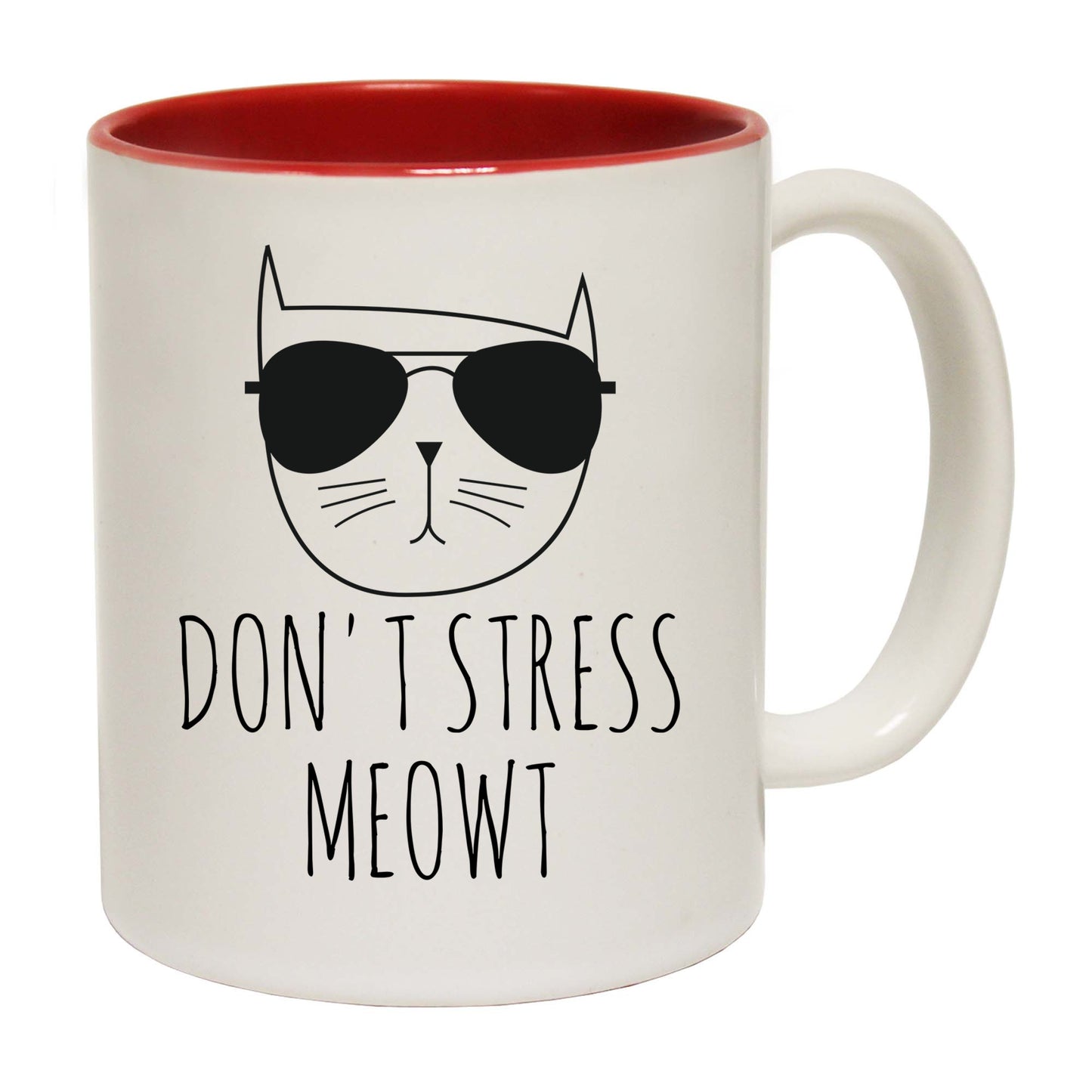 Dont Stress Meow Cat Cats Animal - Funny Coffee Mug