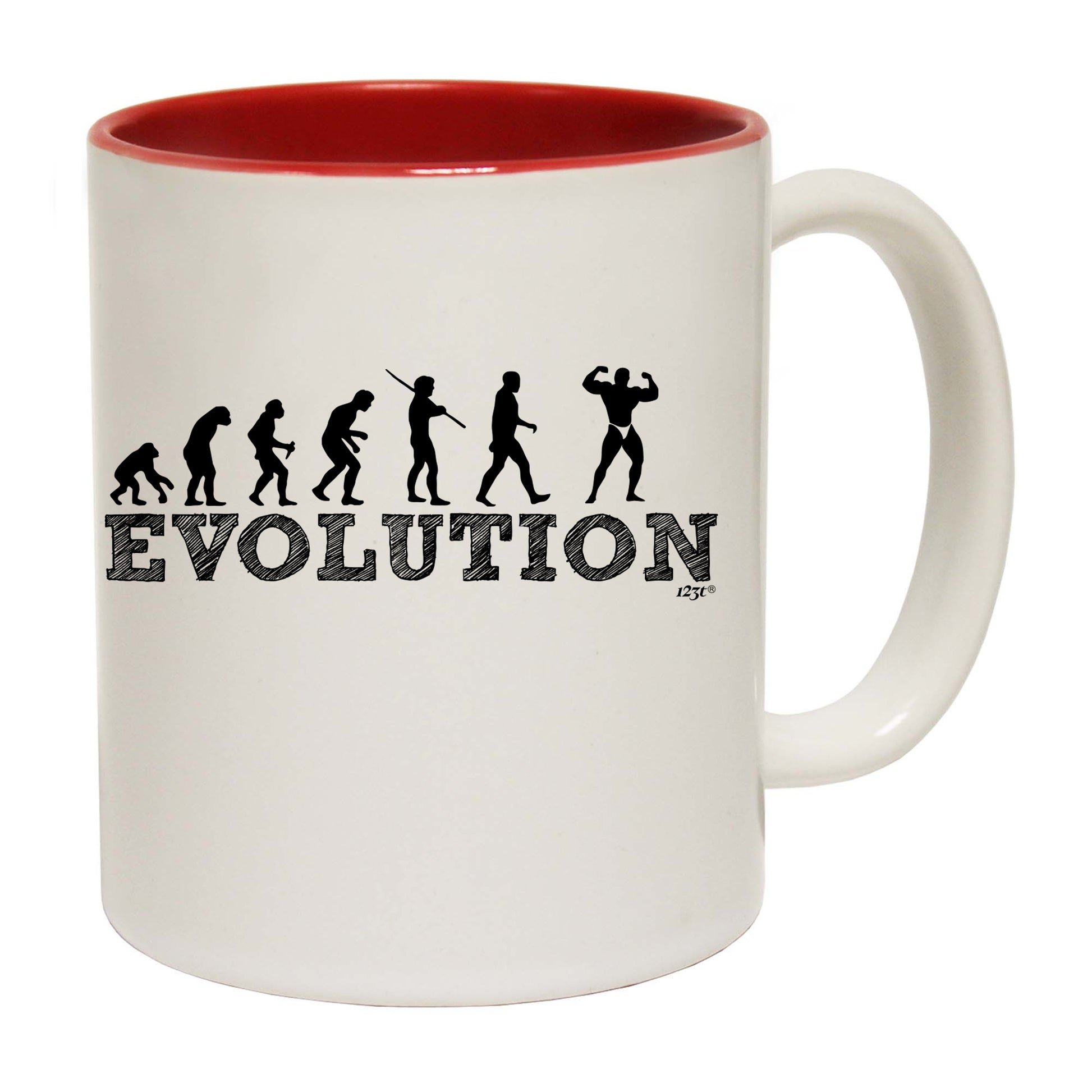 Evolution Bodybuilder - Funny Coffee Mug