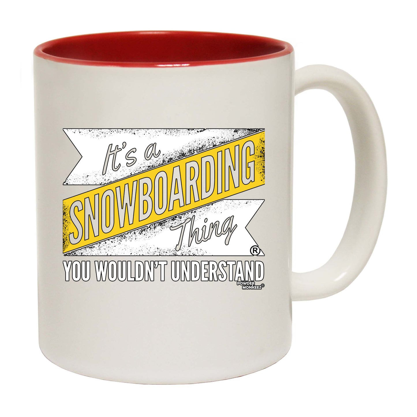 Pm Its A Snowboarding Thing - Funny Coffee Mug