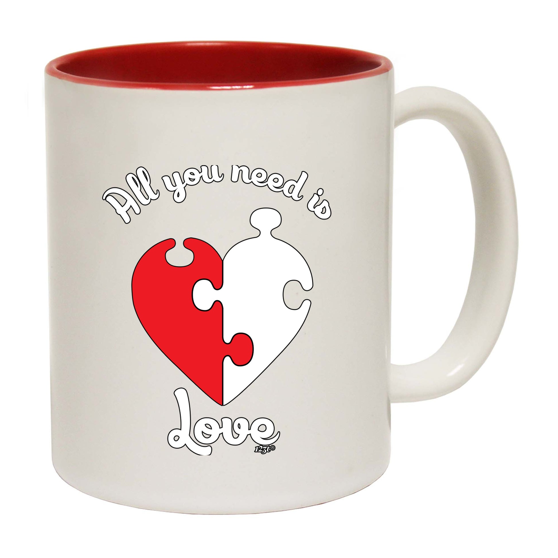 All You Need Is Love Jigsaw - Funny Coffee Mug