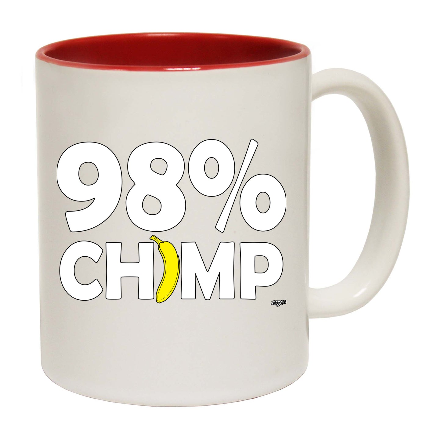 98 Percent Chimp - Funny Coffee Mug