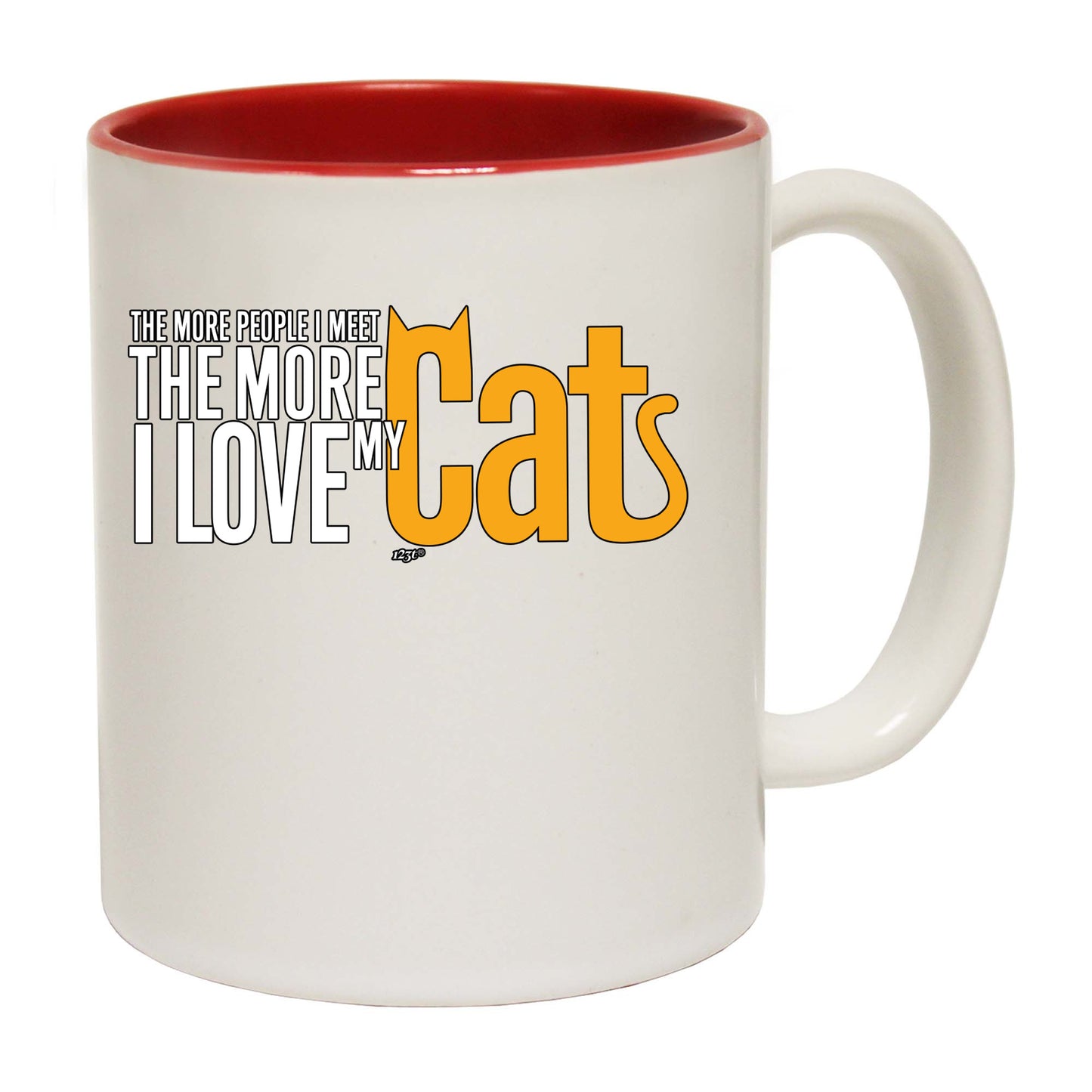 More Love My Cat - Funny Coffee Mug