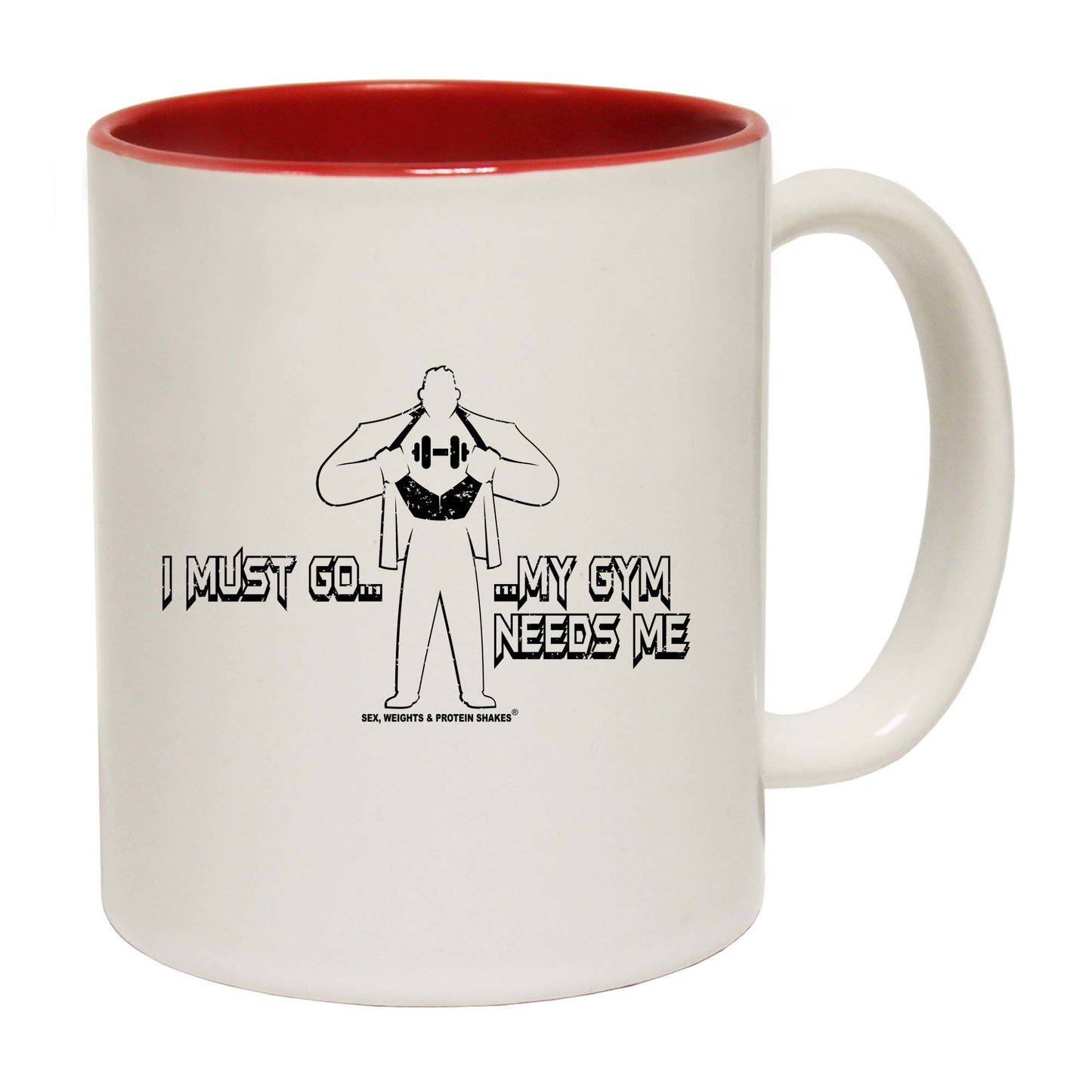 Swps I Must Go My Gym - Funny Coffee Mug