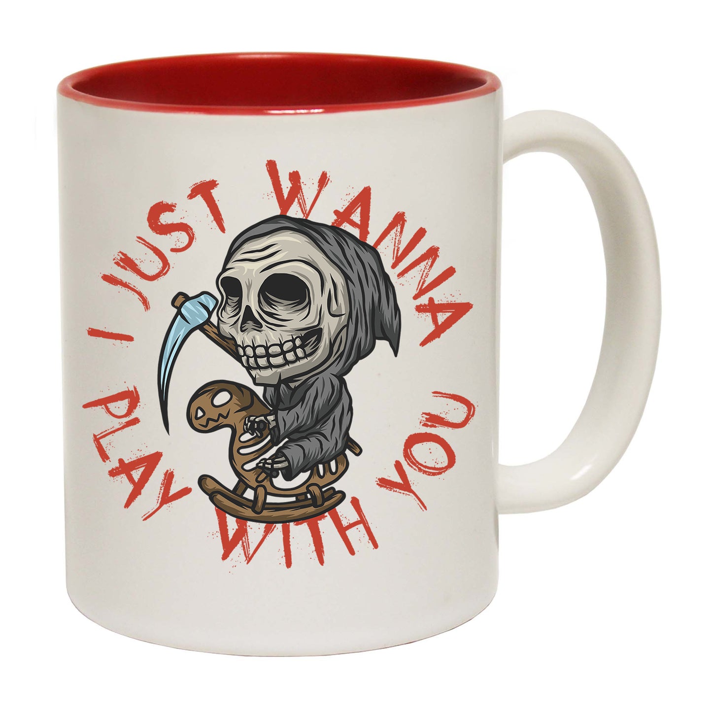 I Just Want To Play With You Halloween - Funny Coffee Mug