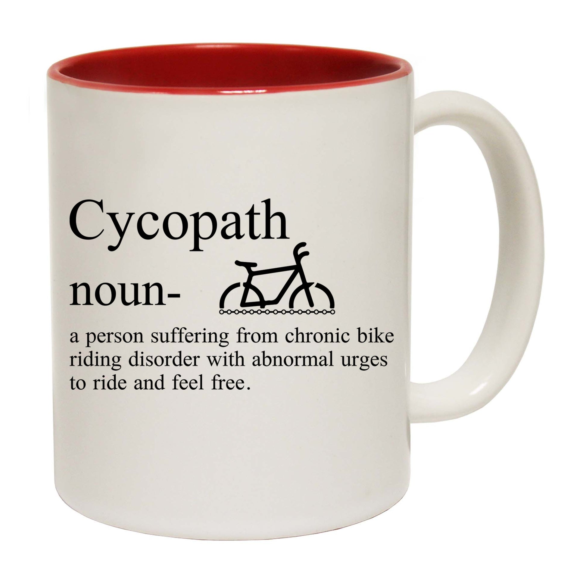 Cycopath Noun Rltw Cycling Mountain Bike Bicycle - Funny Coffee Mug