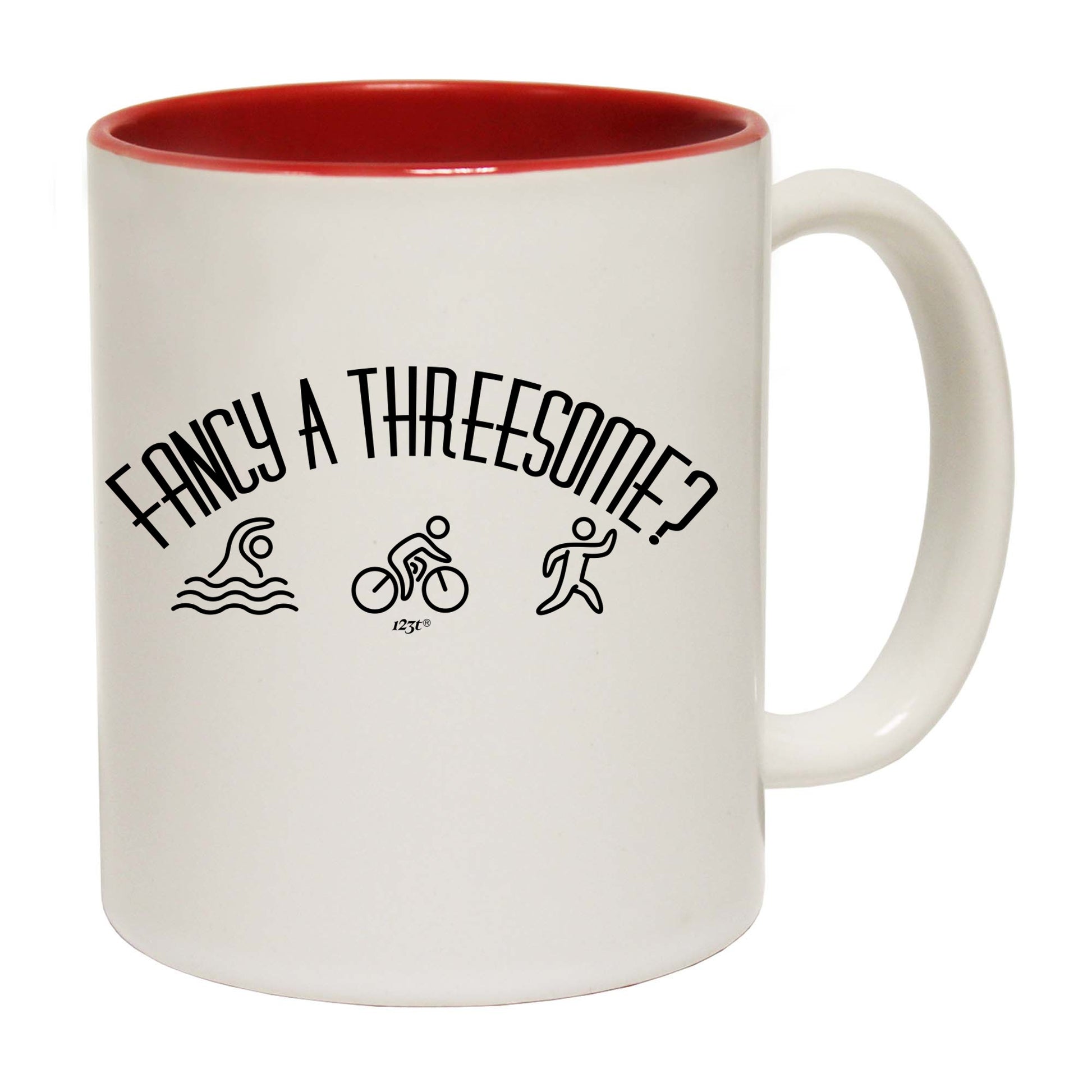 Decathlon Fancy A Threesome - Funny Coffee Mug