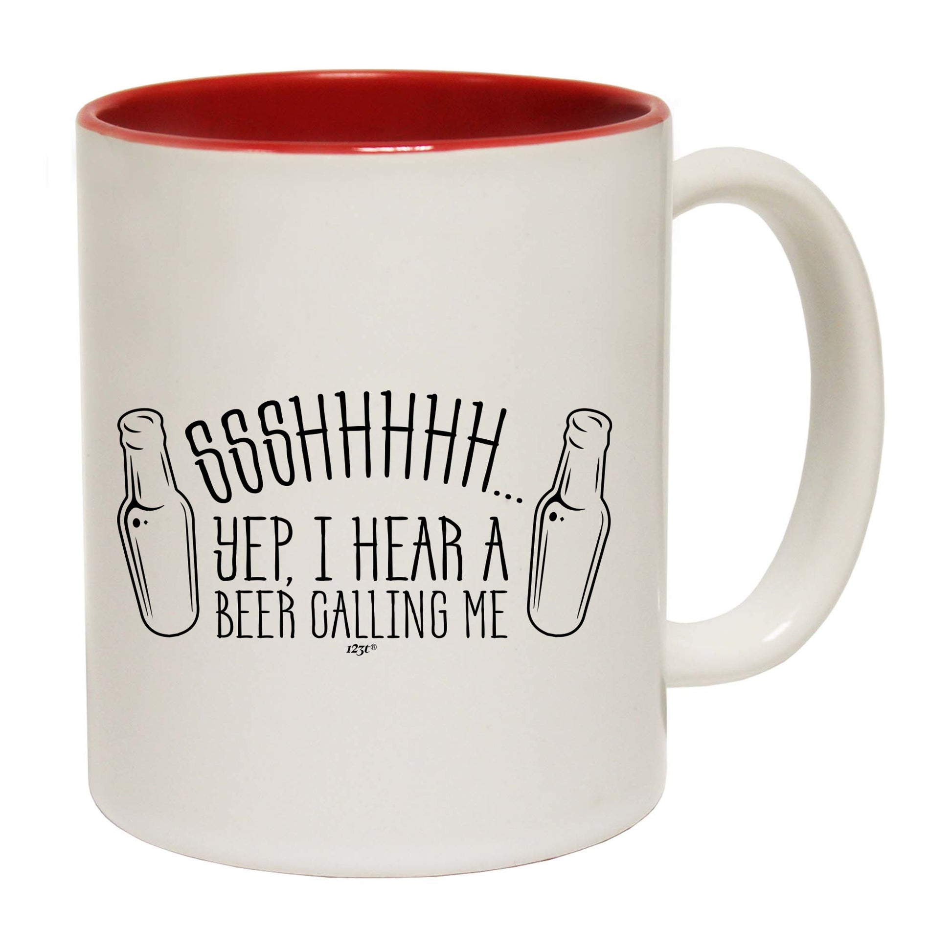 Ssshhh Yep Hear A Beer Calling Me - Funny Coffee Mug