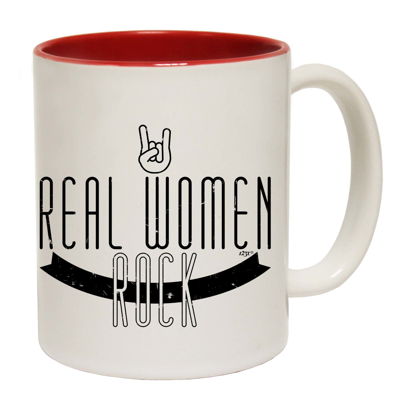 Real Women Rock Music - Funny Coffee Mug