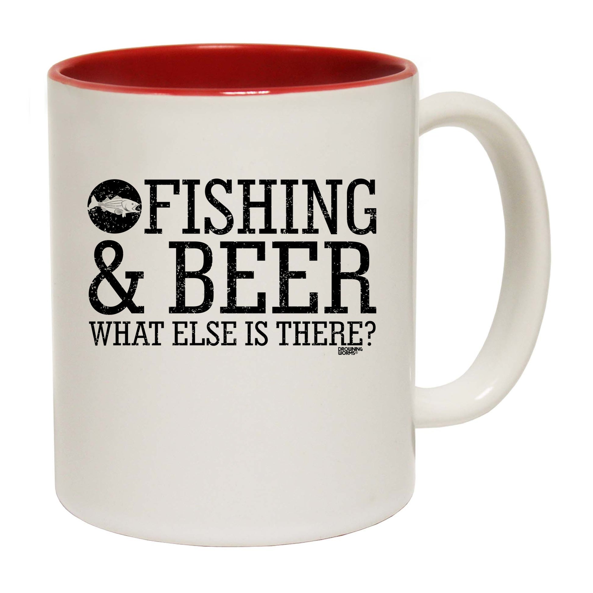 Dw Fishing And Beer What Else Is There - Funny Coffee Mug