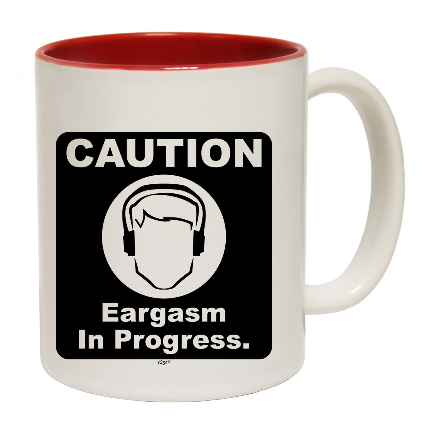 Caution Eargasm In Progress - Funny Coffee Mug