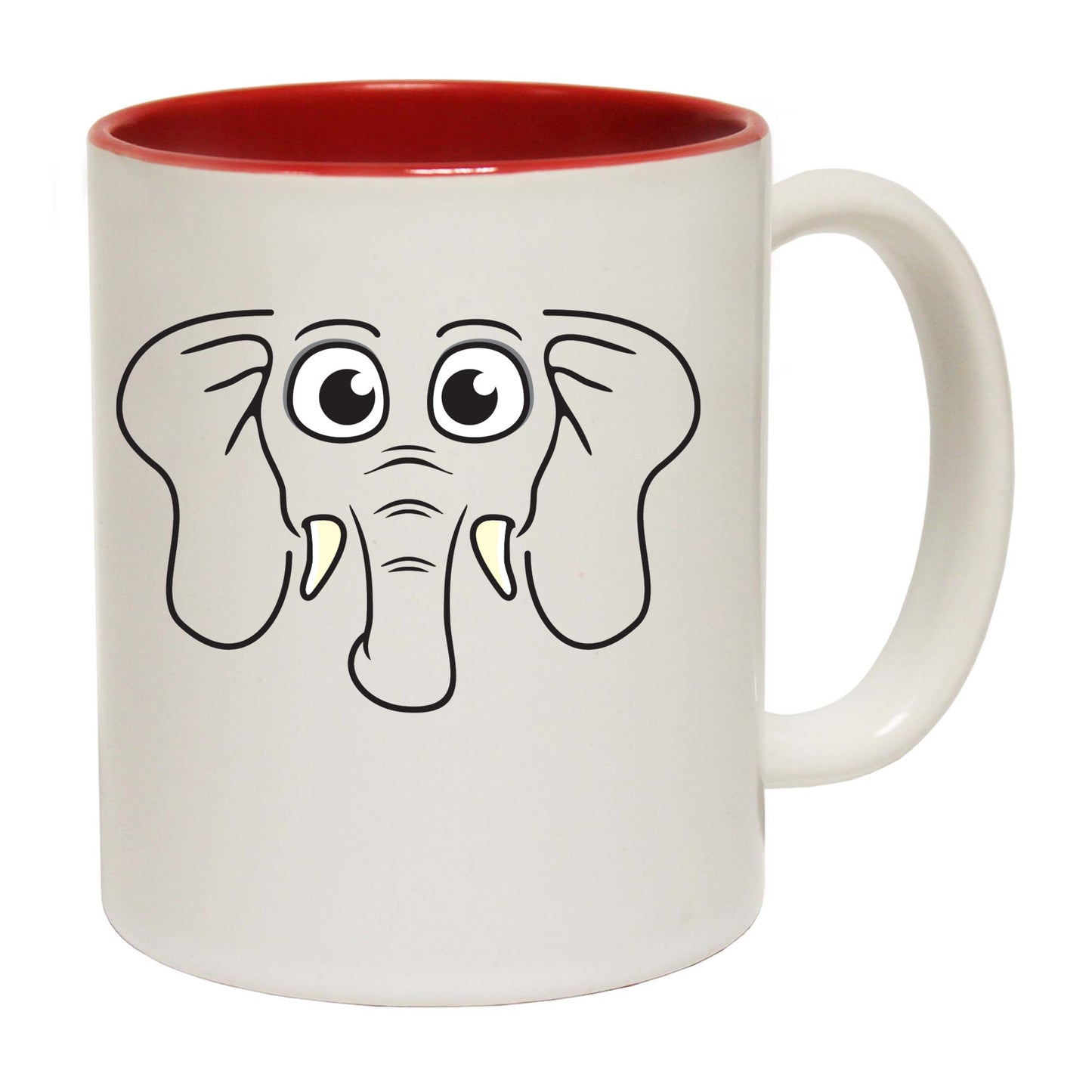 Elephant Animal Face Ani Mates - Funny Coffee Mug