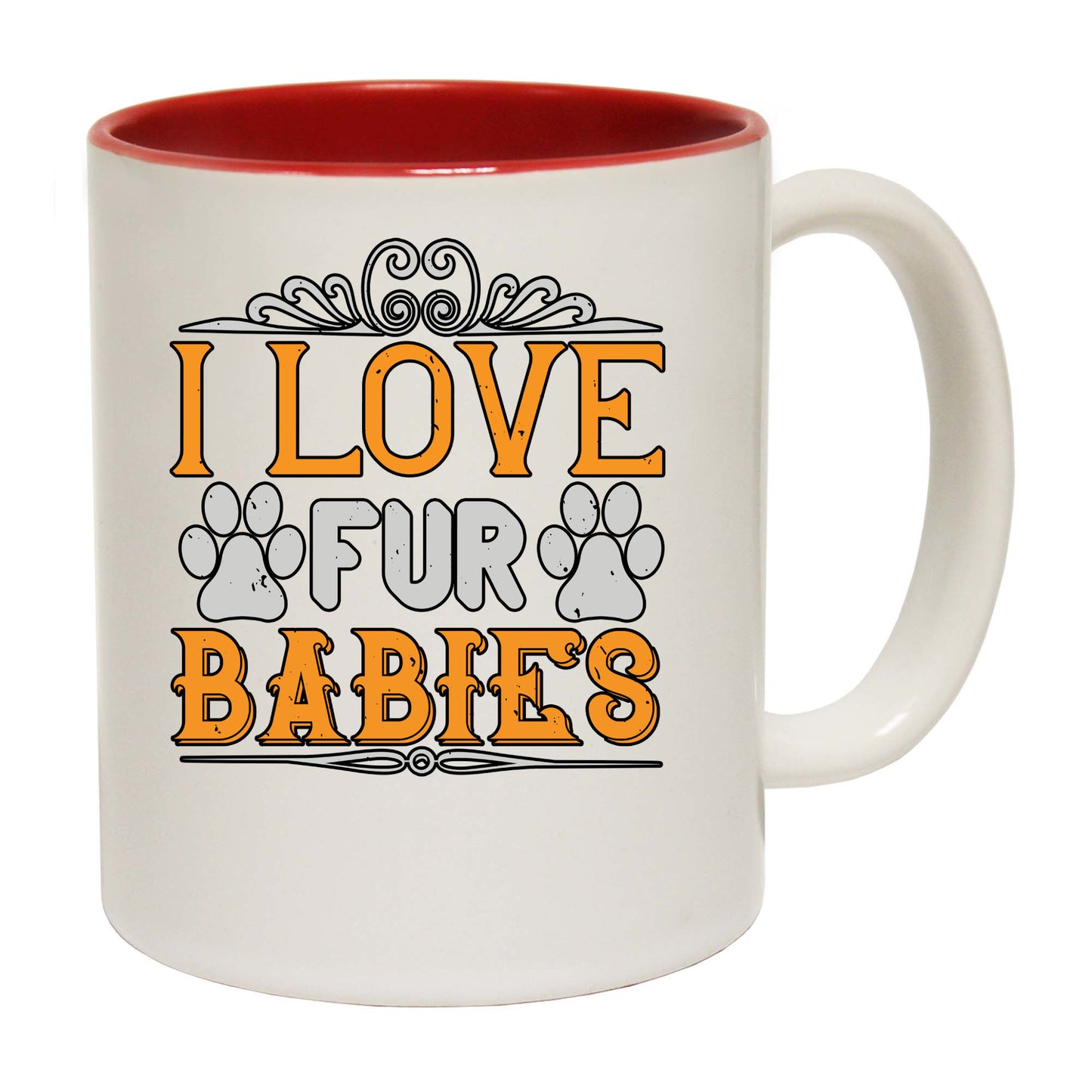 I Love Fur Babies - Funny Coffee Mug