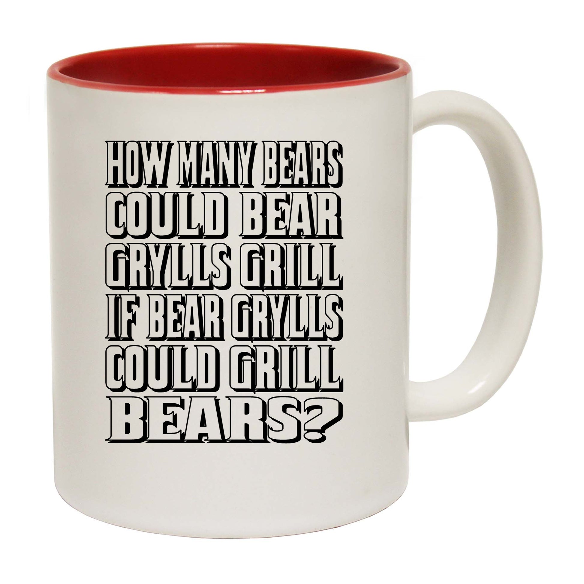 Hmany Bears Could Bear Grylls Grill - Funny Coffee Mug