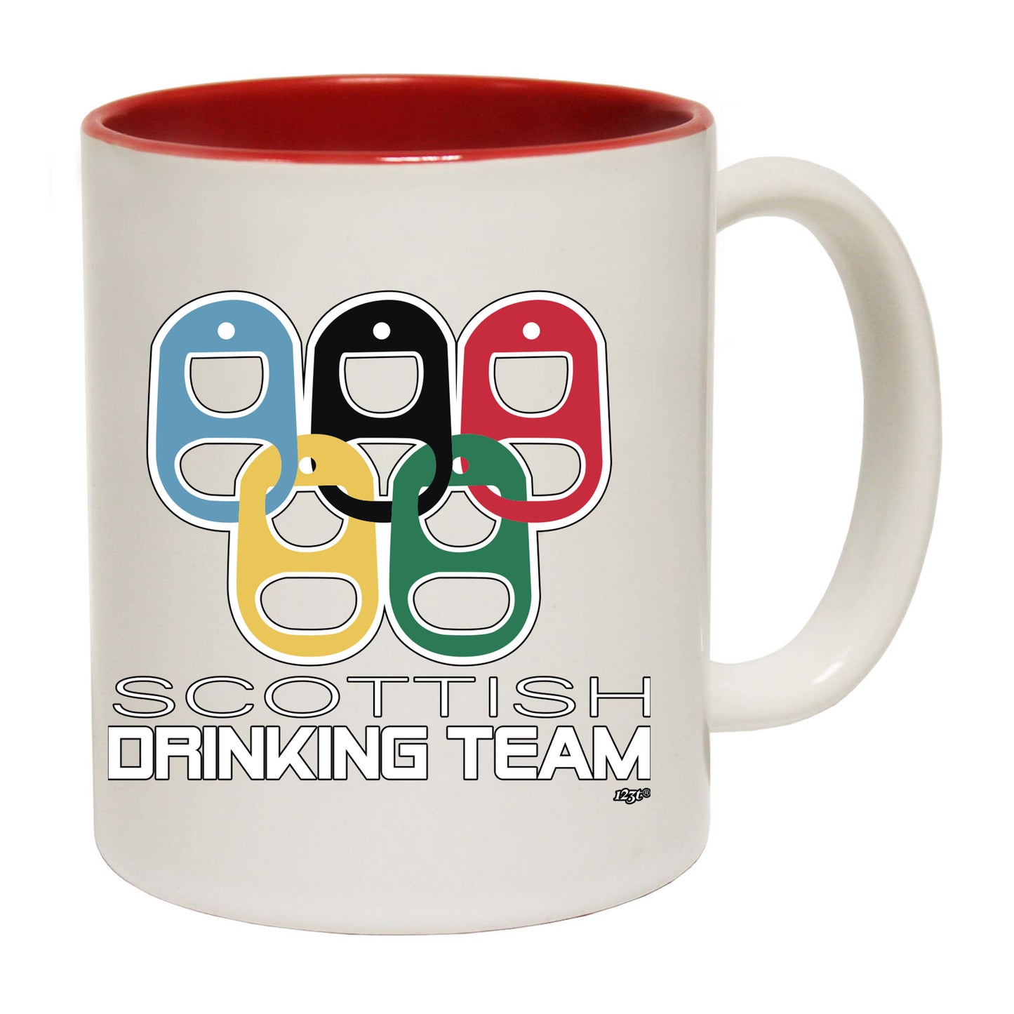 Scottish Drinking Team Rings - Funny Coffee Mug