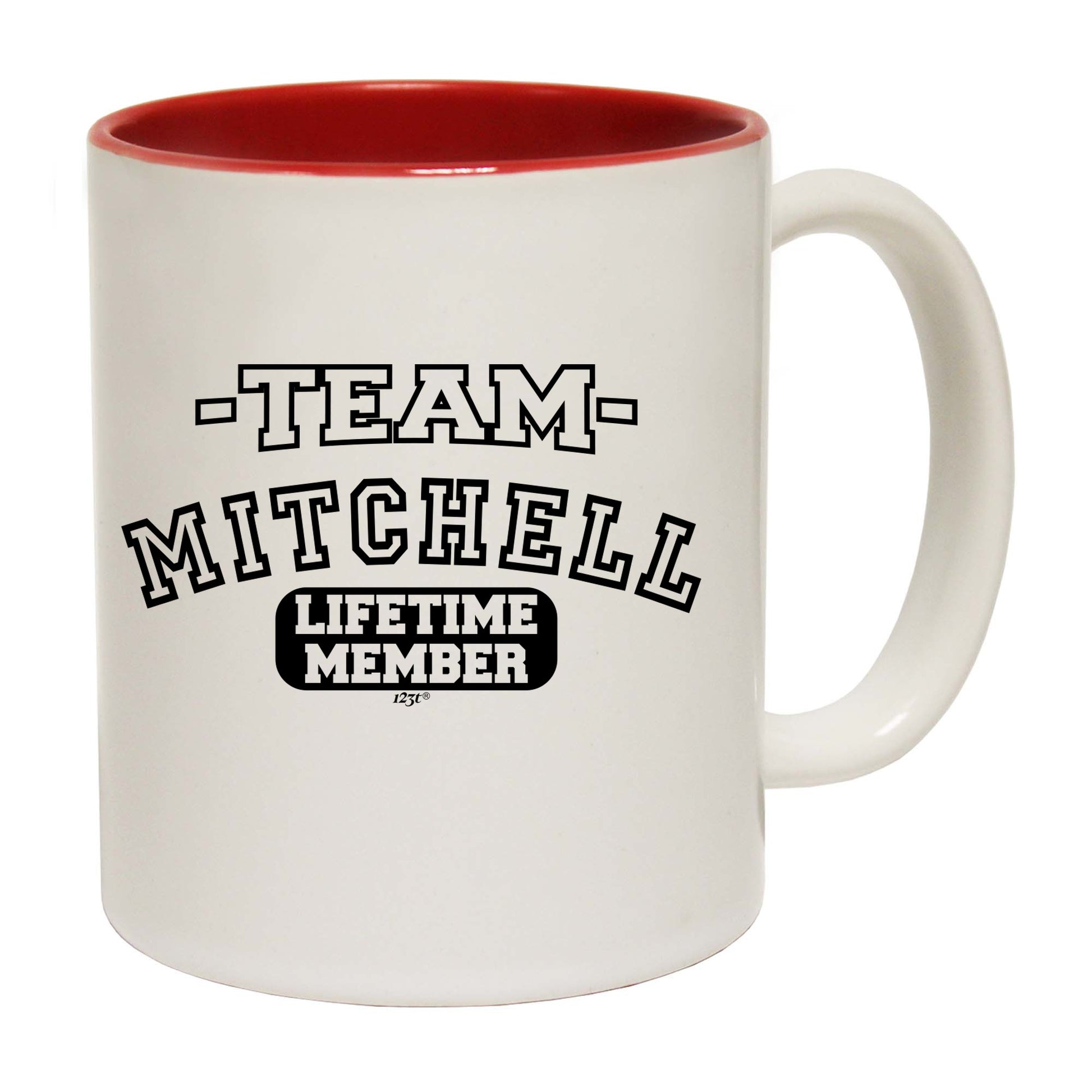 Mitchell V2 Team Lifetime Member - Funny Coffee Mug