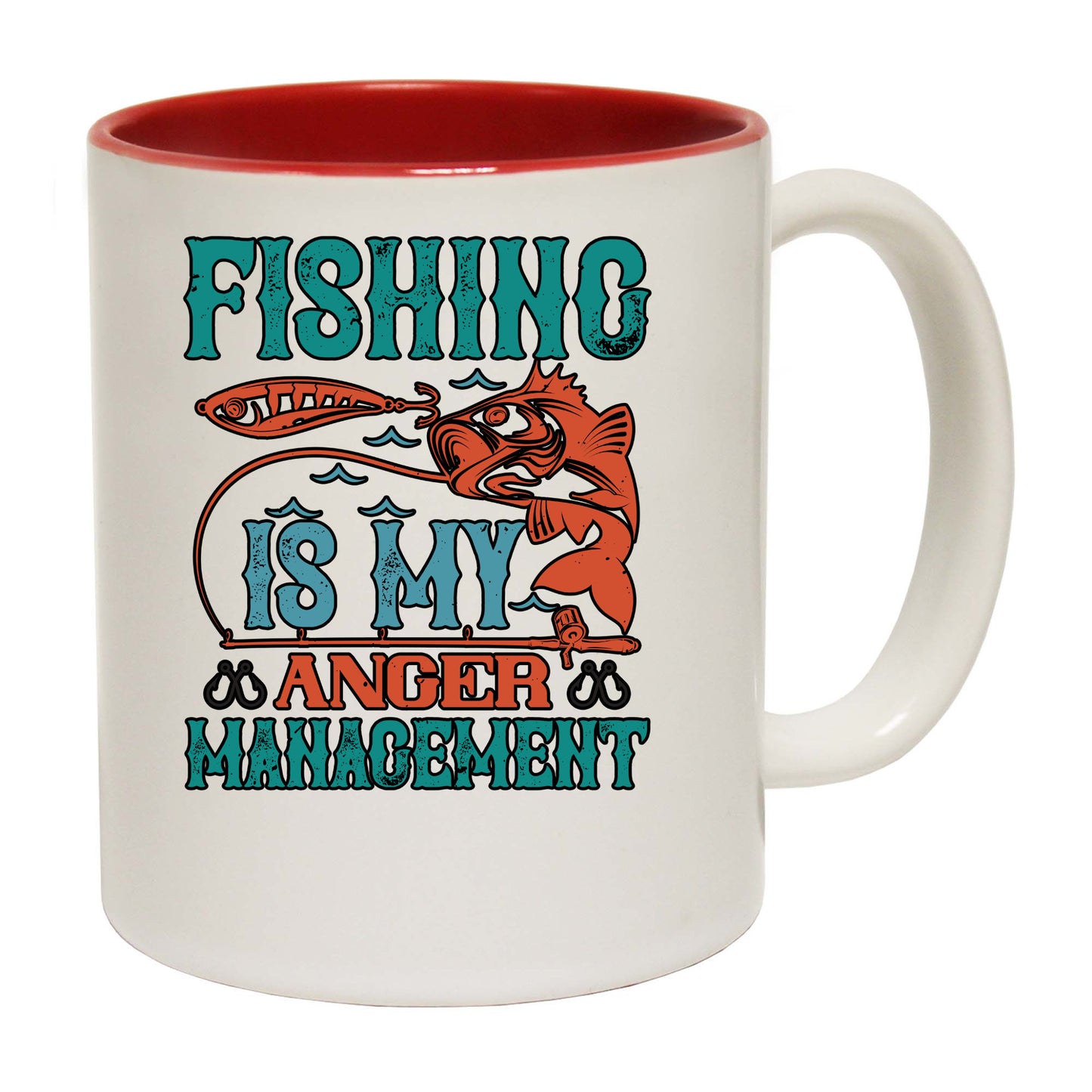 Fishing Is My Anger Management - Funny Coffee Mug