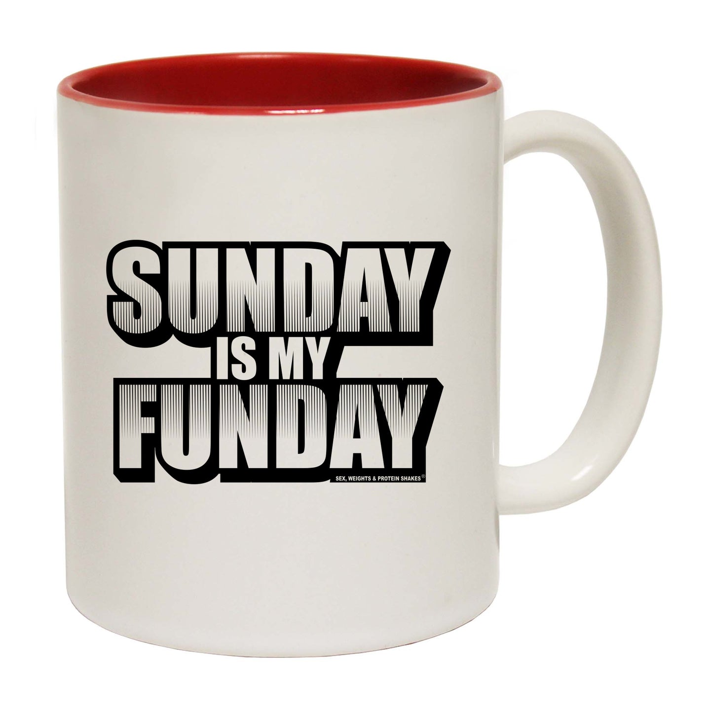 Swps Sunday Is My Funday - Funny Coffee Mug