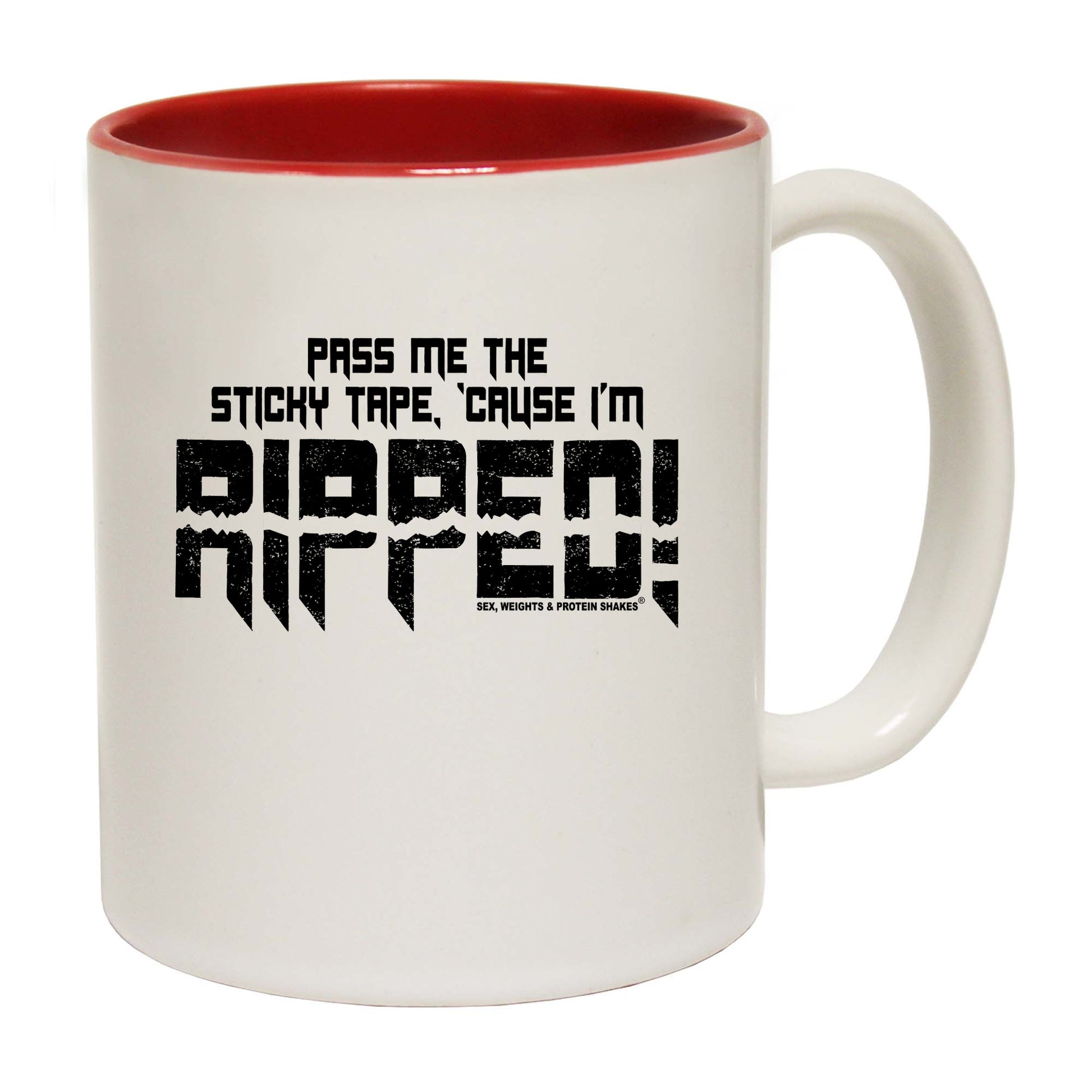 Swps Pass Me The Sticky Tape Cause Im Ripped - Funny Coffee Mug