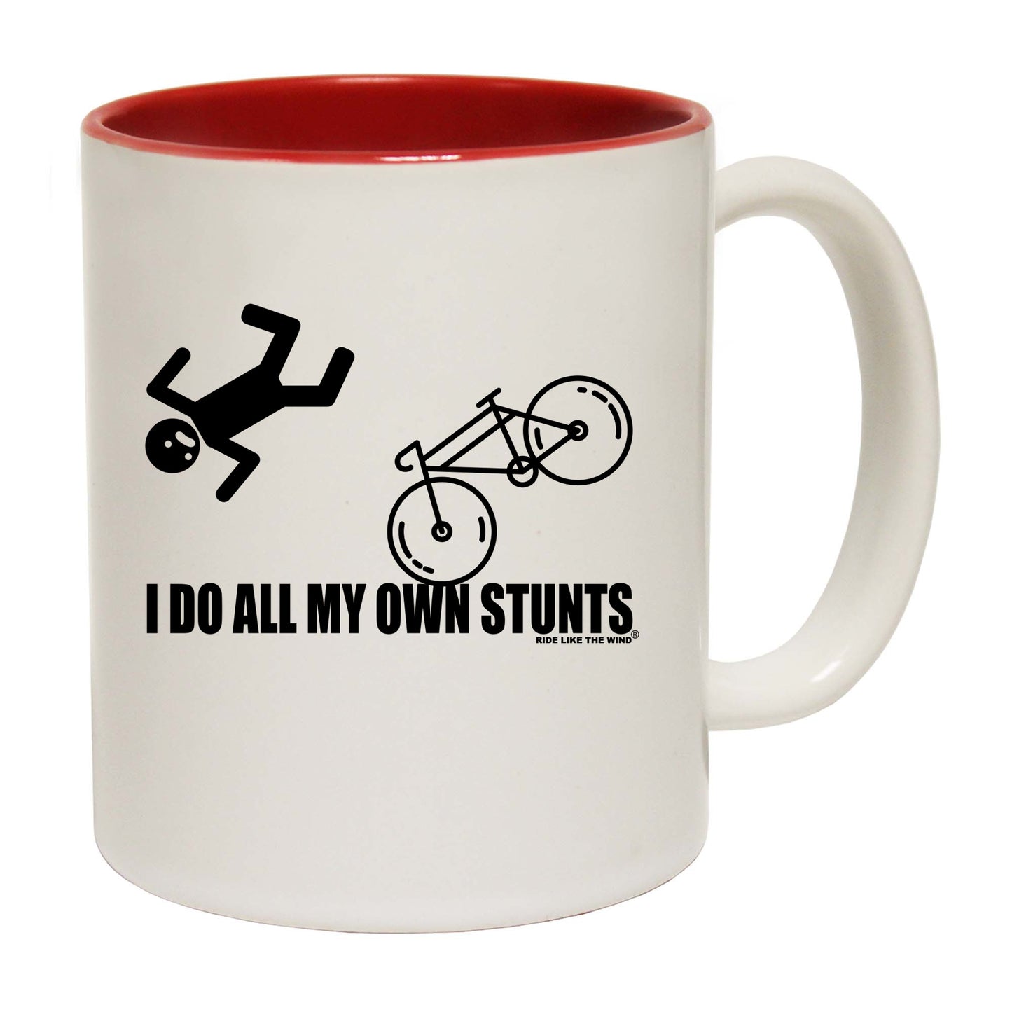 Rltw I Do All My Own Stunts Cycle New - Funny Coffee Mug