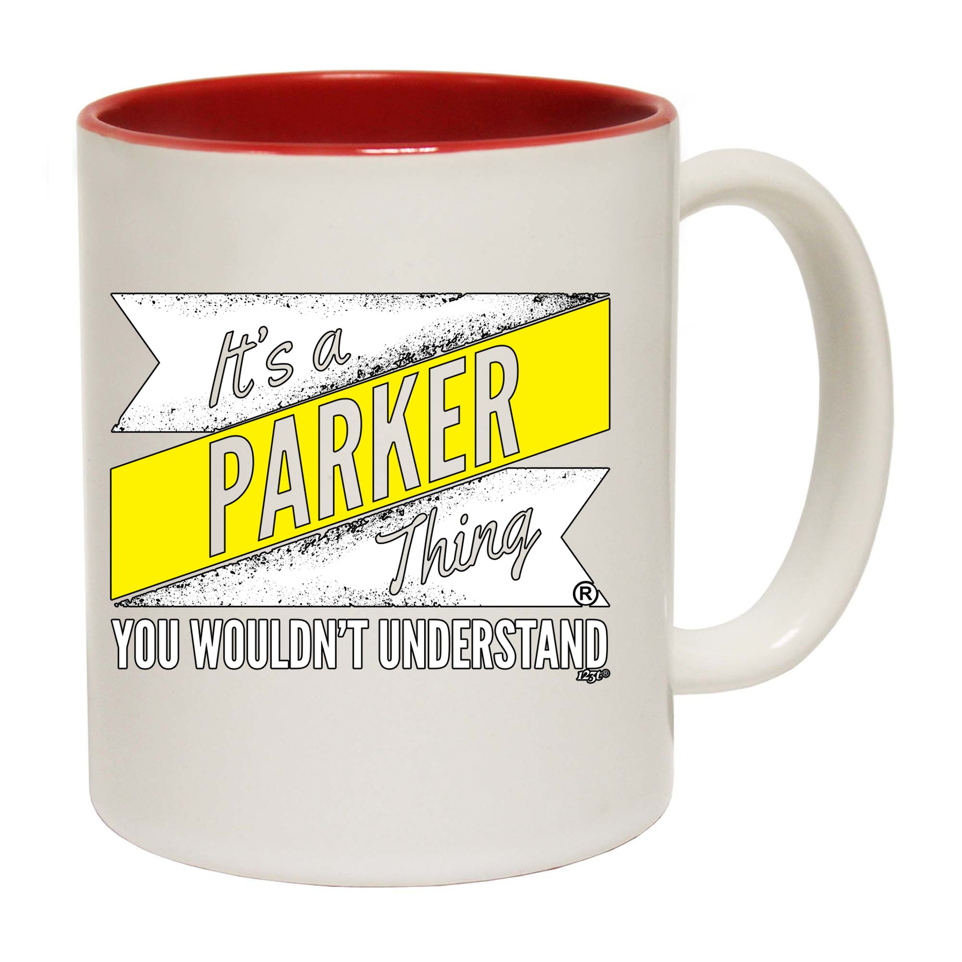 Parker V2 Surname Thing - Funny Coffee Mug