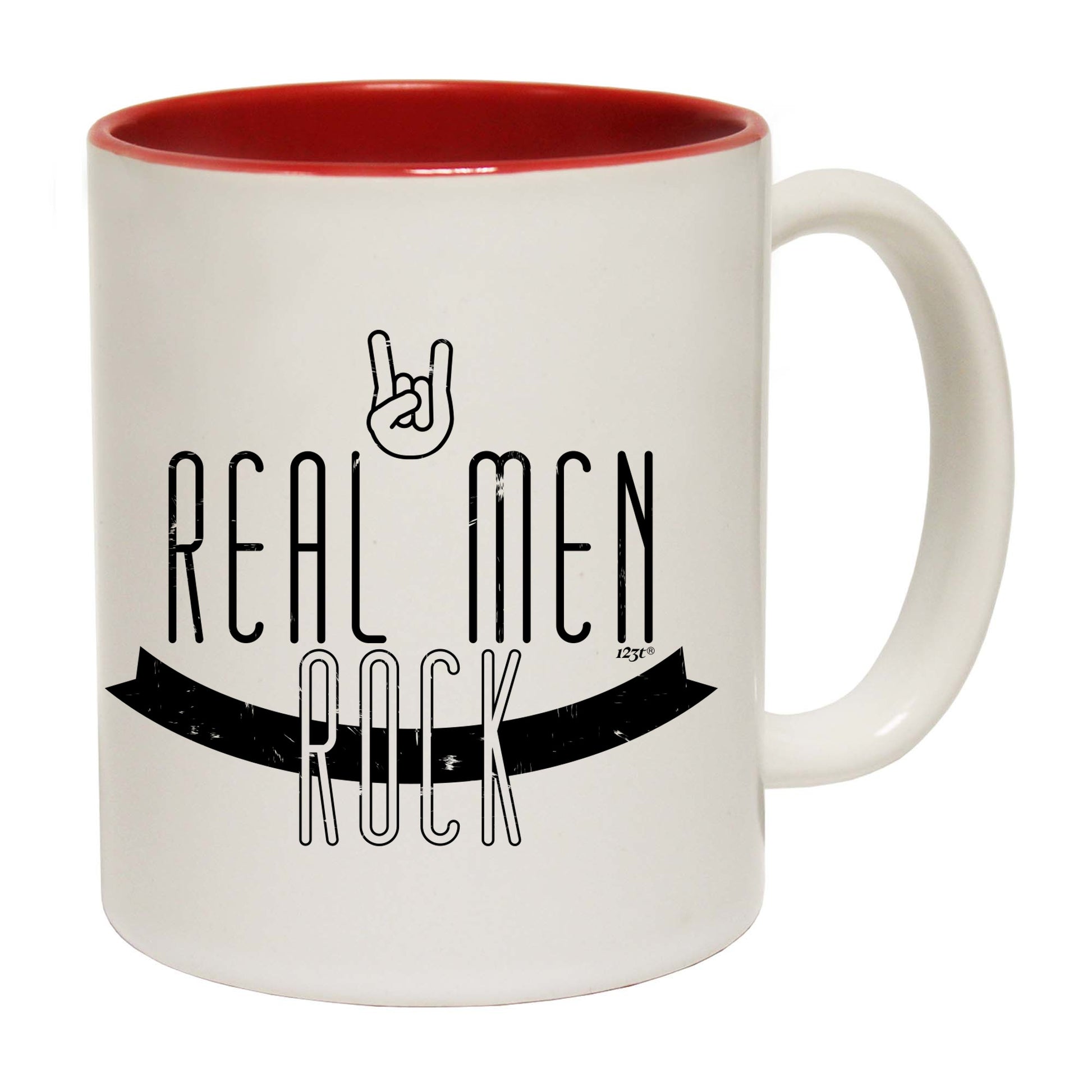 Real Men Rock Music - Funny Coffee Mug