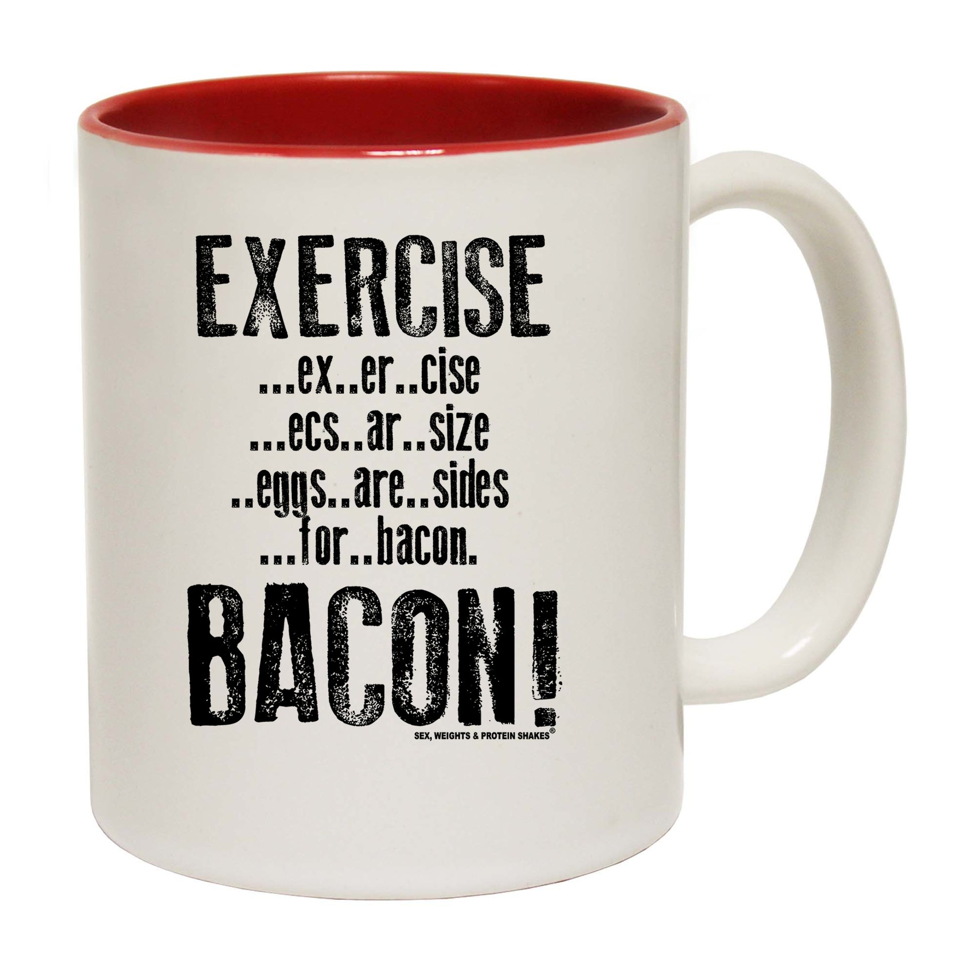 Gym Exercise Bacon - Funny Coffee Mug