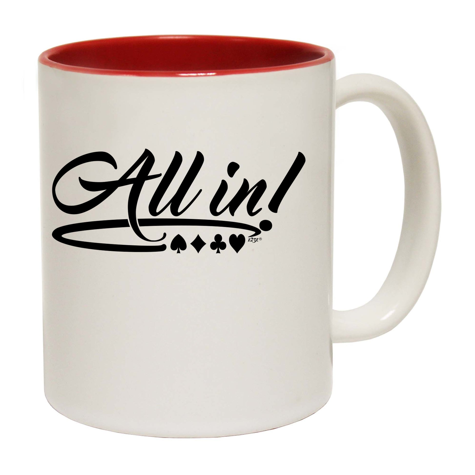 All In Poker Cards Gambling - Funny Coffee Mug