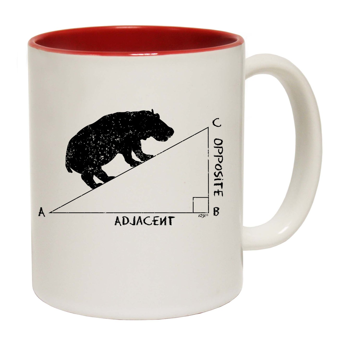 Hypotenuse Hippo Hippopotamus - Funny Coffee Mug