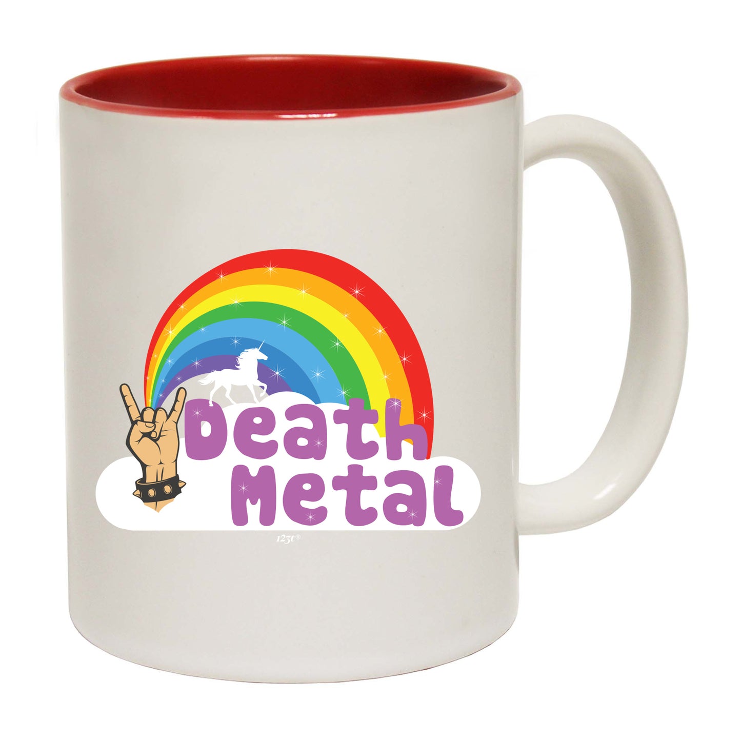 Death Metal Raindow - Funny Coffee Mug