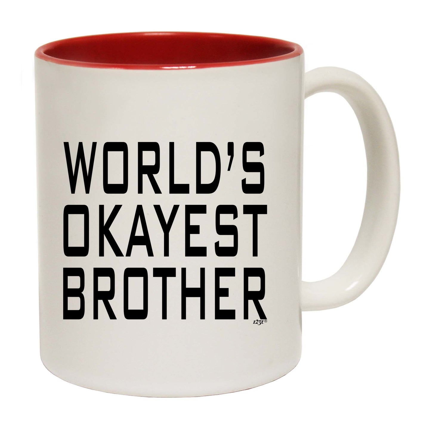 Worlds Okayest Brother - Funny Coffee Mug