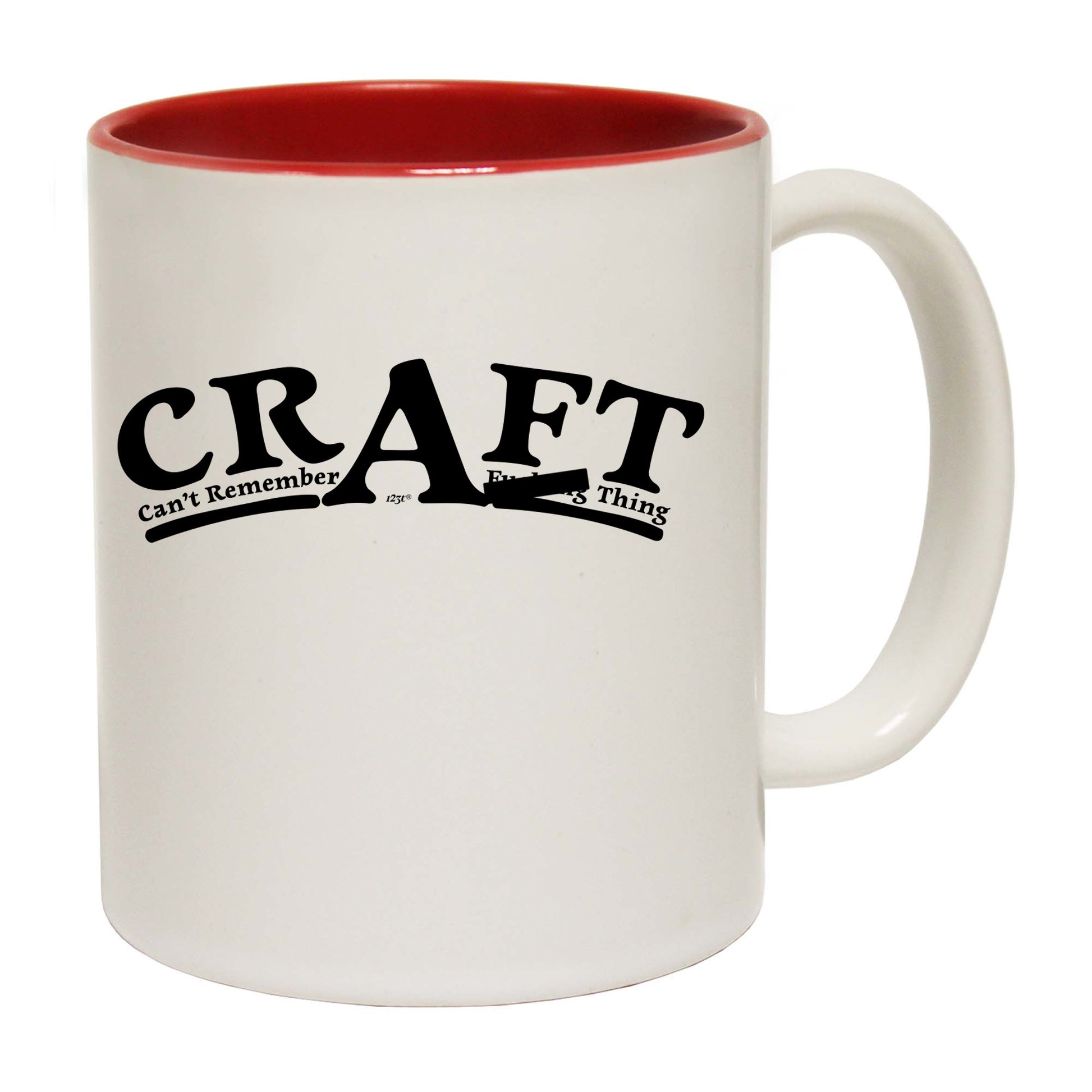 Craft Cant Remember A F  King Thing - Funny Coffee Mug