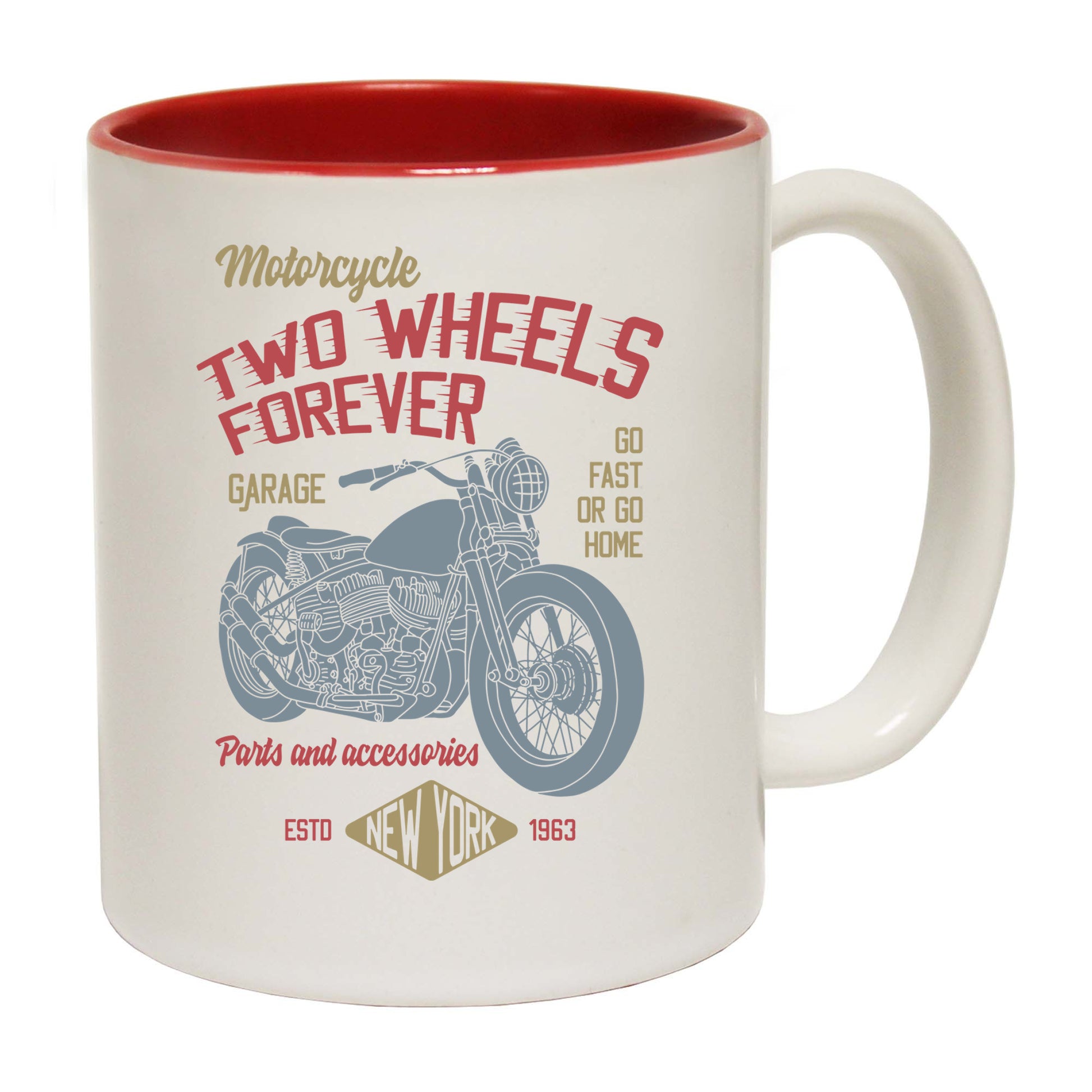 Motorcycle 2 Wheels Forever Motorbike - Funny Coffee Mug