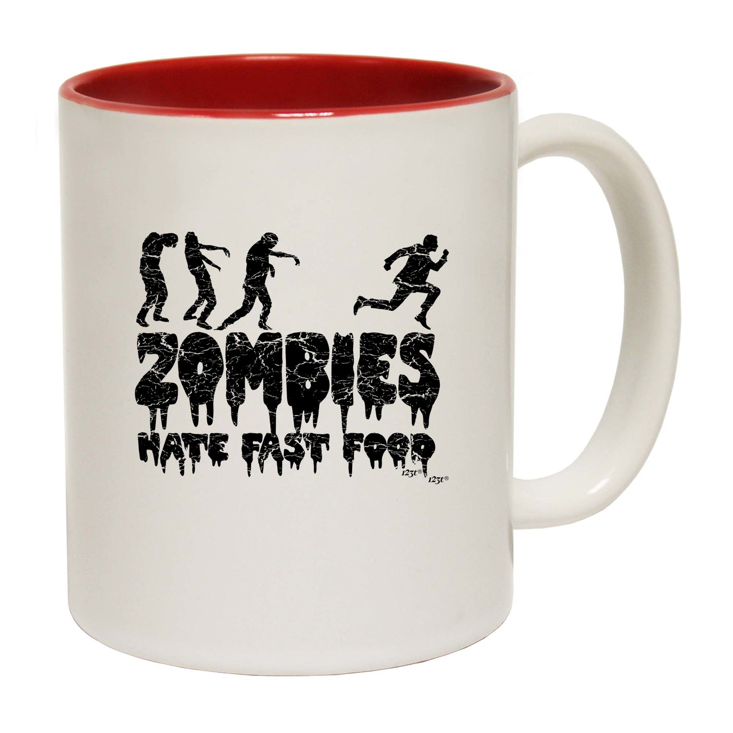 Zombies Hate Fast Food - Funny Coffee Mug