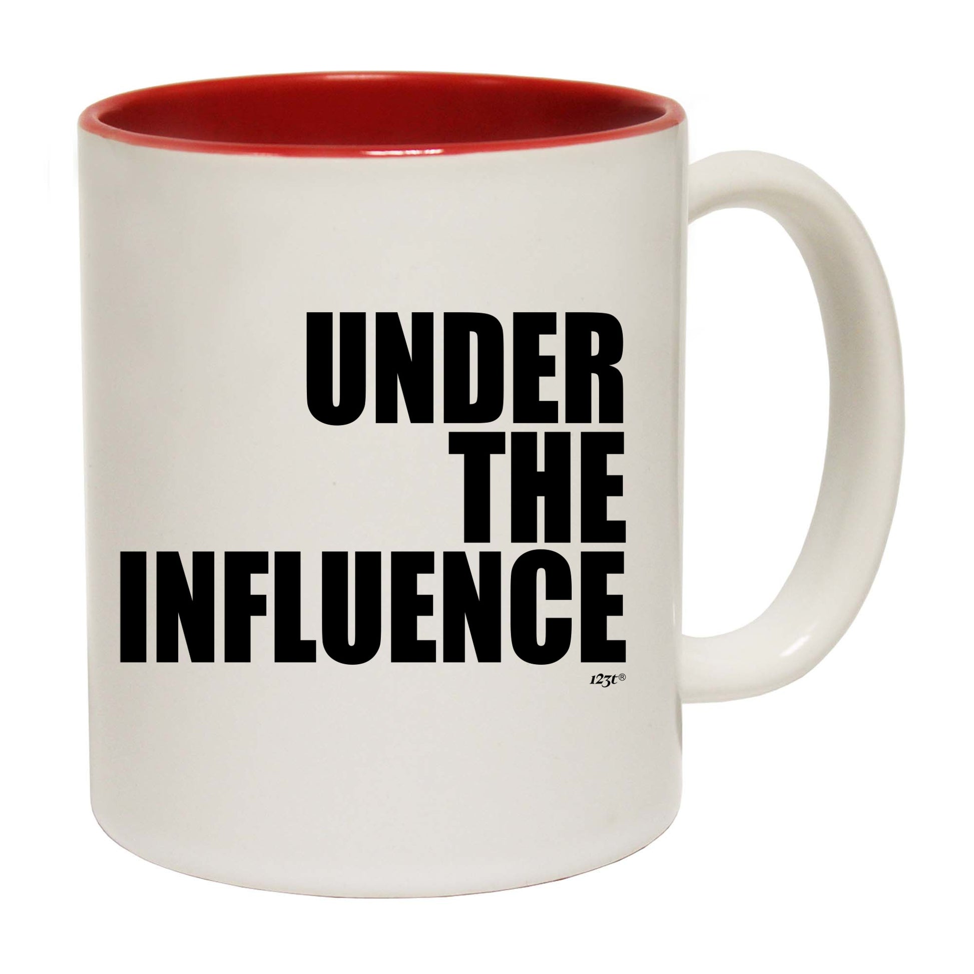 Under The Influence White - Funny Coffee Mug