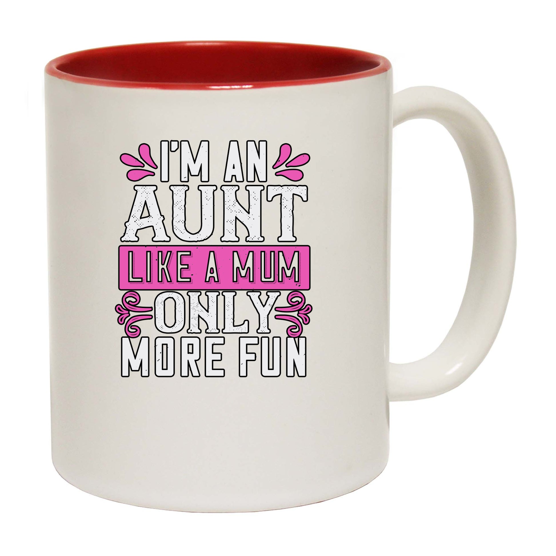 Im An Aunt Like A Mum Only More Fun - Funny Coffee Mug